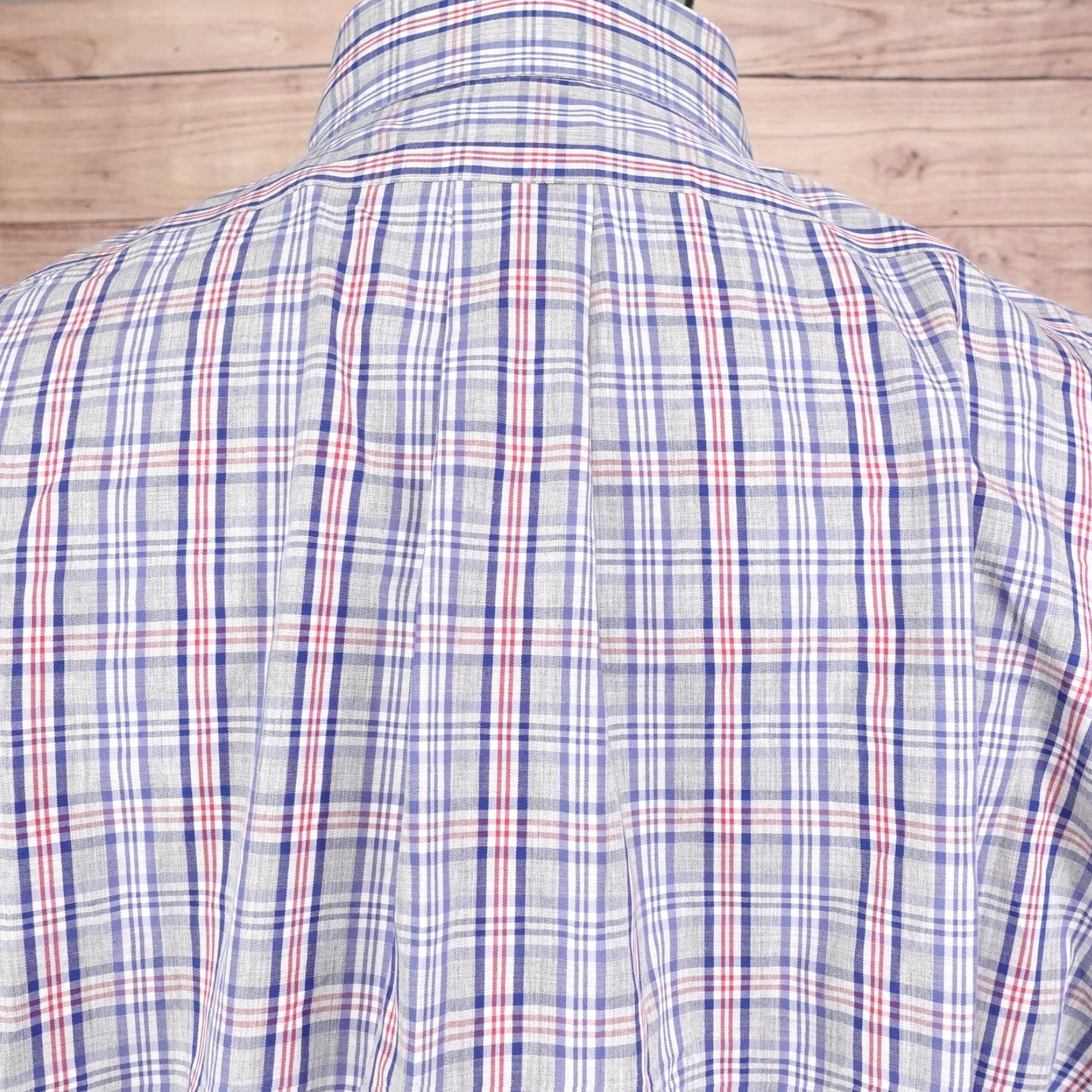 Brooks Brothers BROOKS BROTHERS REGENT FIT NON IRON SUPIMA COTTON GREY PLAID BUTTON UP SHIRT L Size US L / EU 52-54 / 3 - 5 Thumbnail