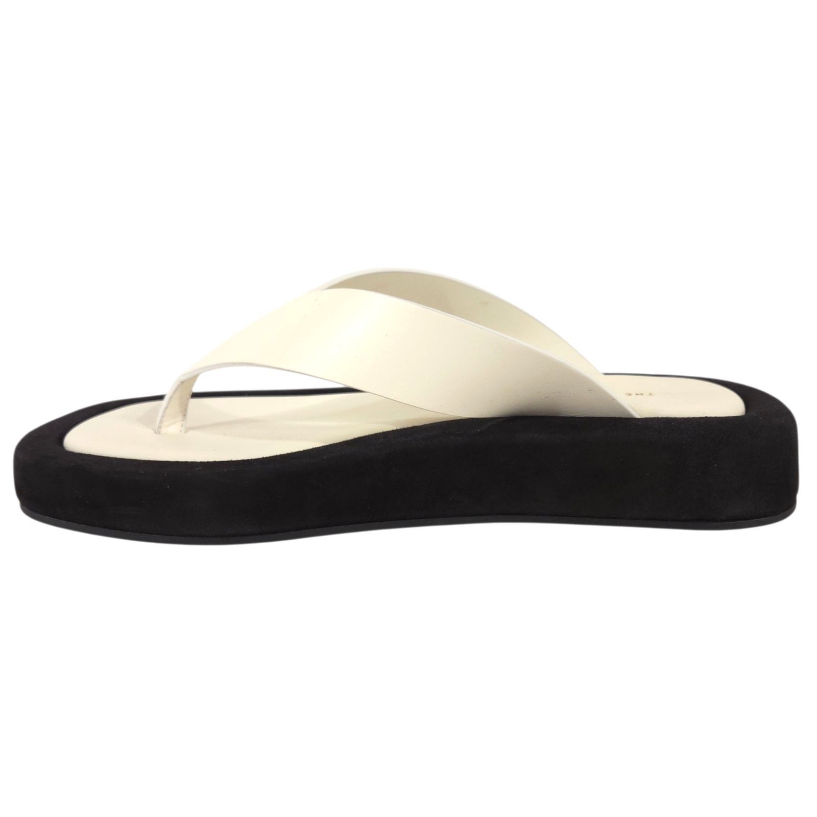 The Row The Row Ginza Slide Sandals US 7 IT 37 Womens Natural Black Size US 7 / IT 37 - 7 Thumbnail