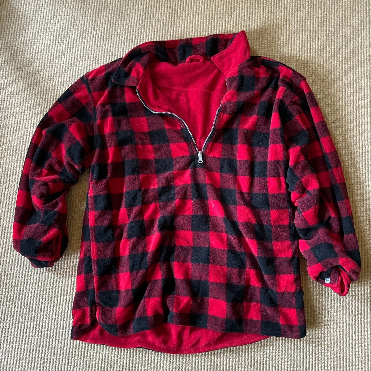Marlboro × Vintage Vintage Marlboro Reversible fleece sweatshirt Size US XL / EU 56 / 4 - 4 Thumbnail