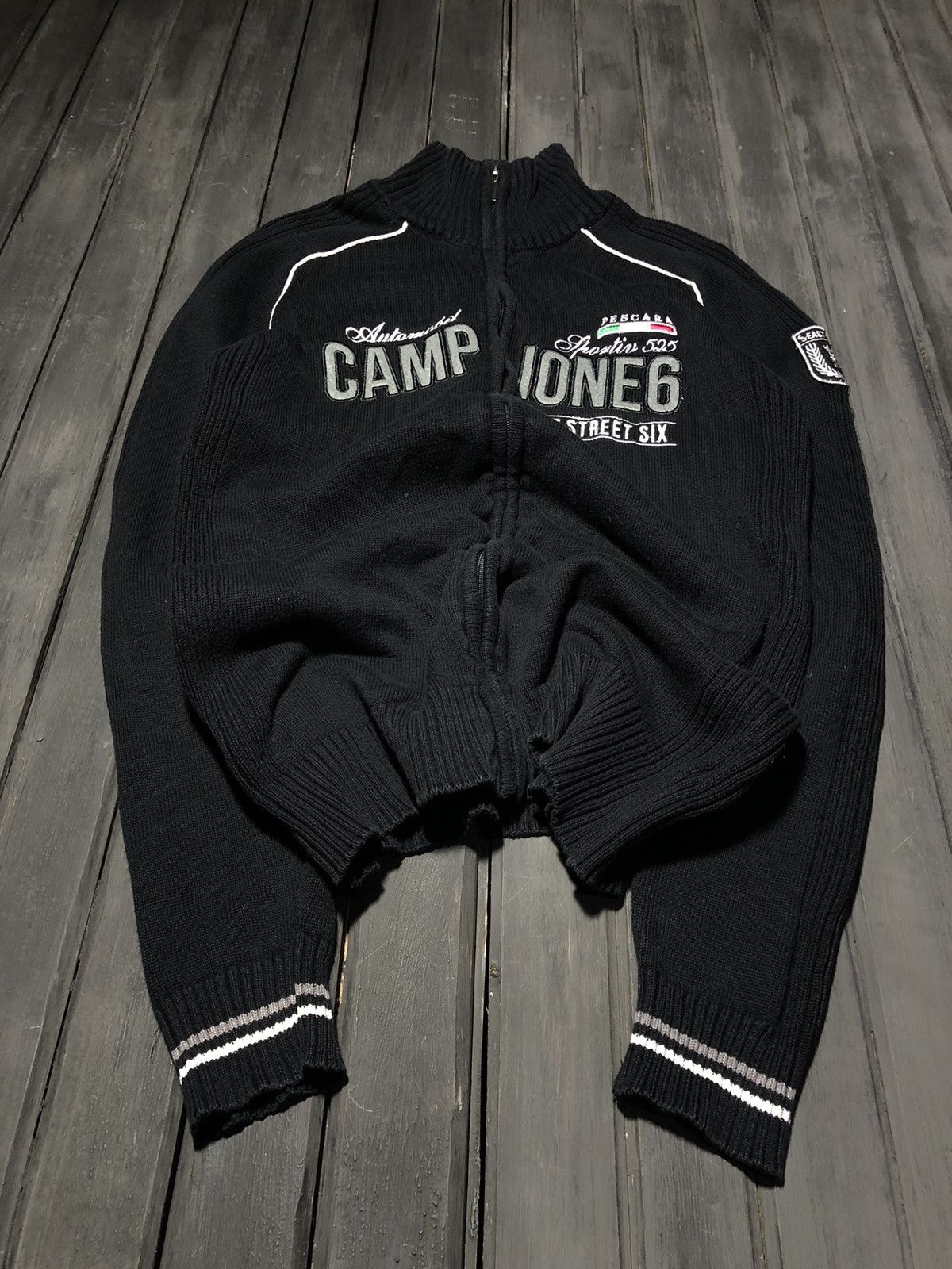 Junya Watanabe × Yohji Yamamoto Vintage Streetwear Kapital Style Sweater Zip Hoodie 90s Size US L / EU 52-54 / 3 - 1 Thumbnail