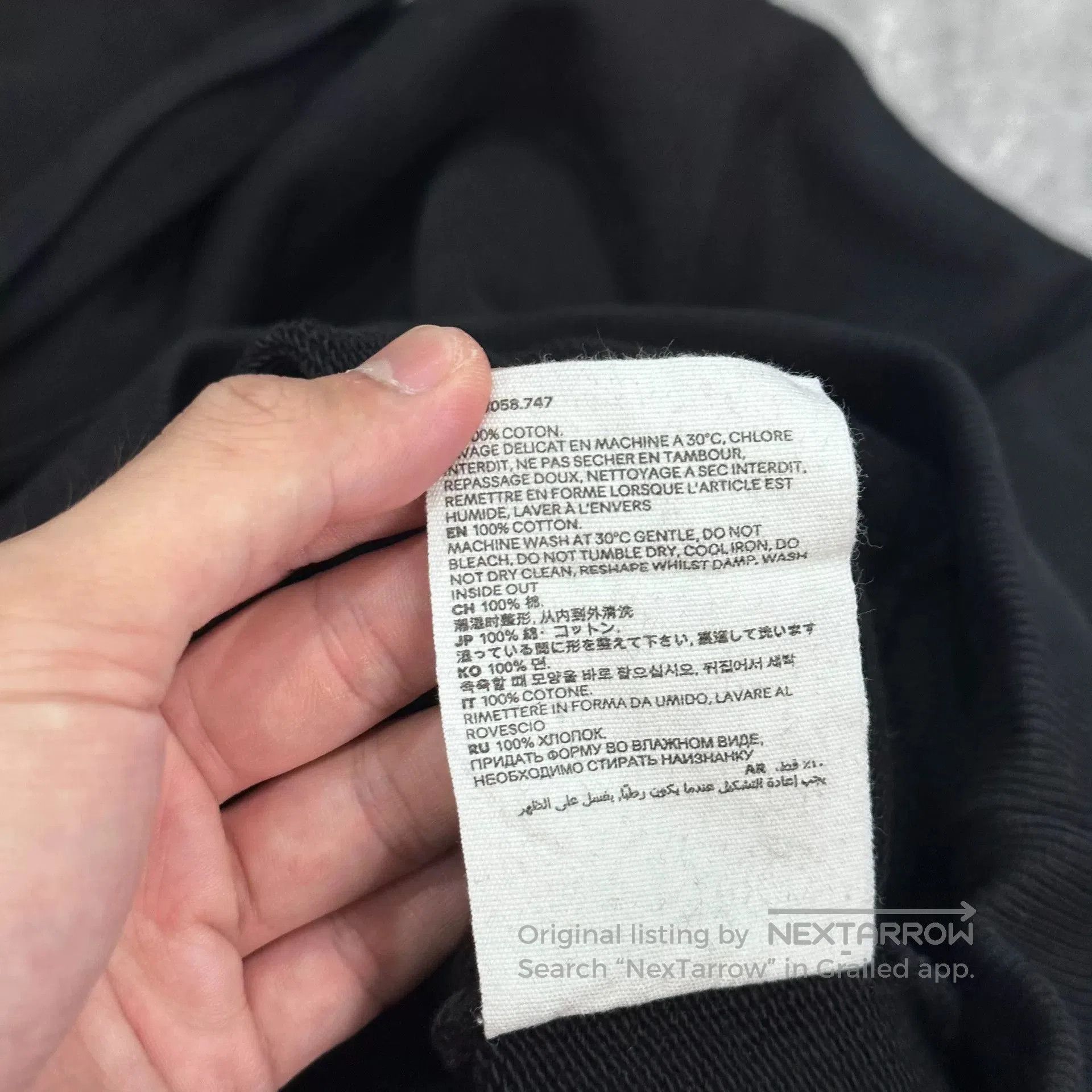 AMI AMI Black Heart Embroidered Hoodie. Size US L / EU 52-54 / 3 - 5 Thumbnail