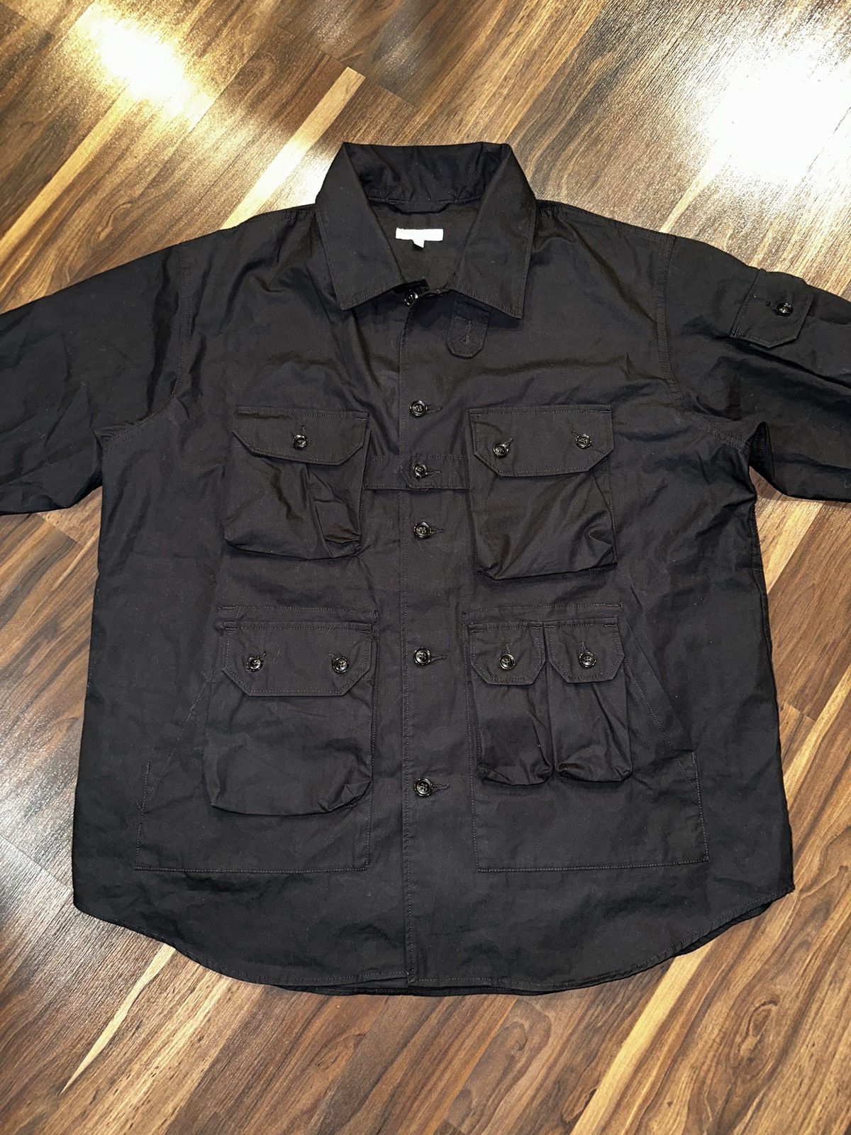 image of Engineered Garments Like New Engineeredgarments Explorer Shirt Jacket Large in Black, Men's