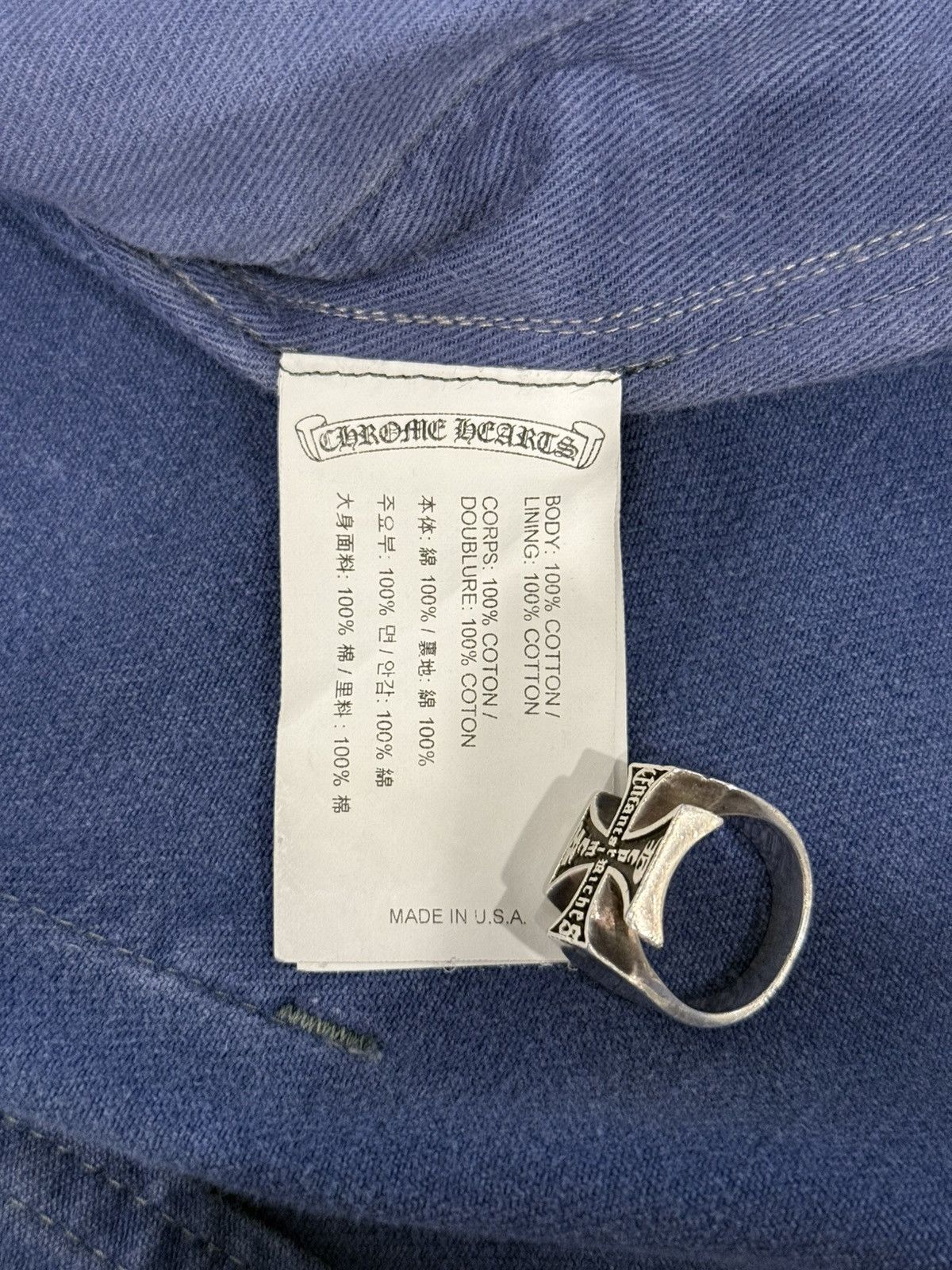 Chrome Hearts Chrome Hearts Cross Patch French Work Wear Pants Size US 36 / EU 52 - 8 Thumbnail