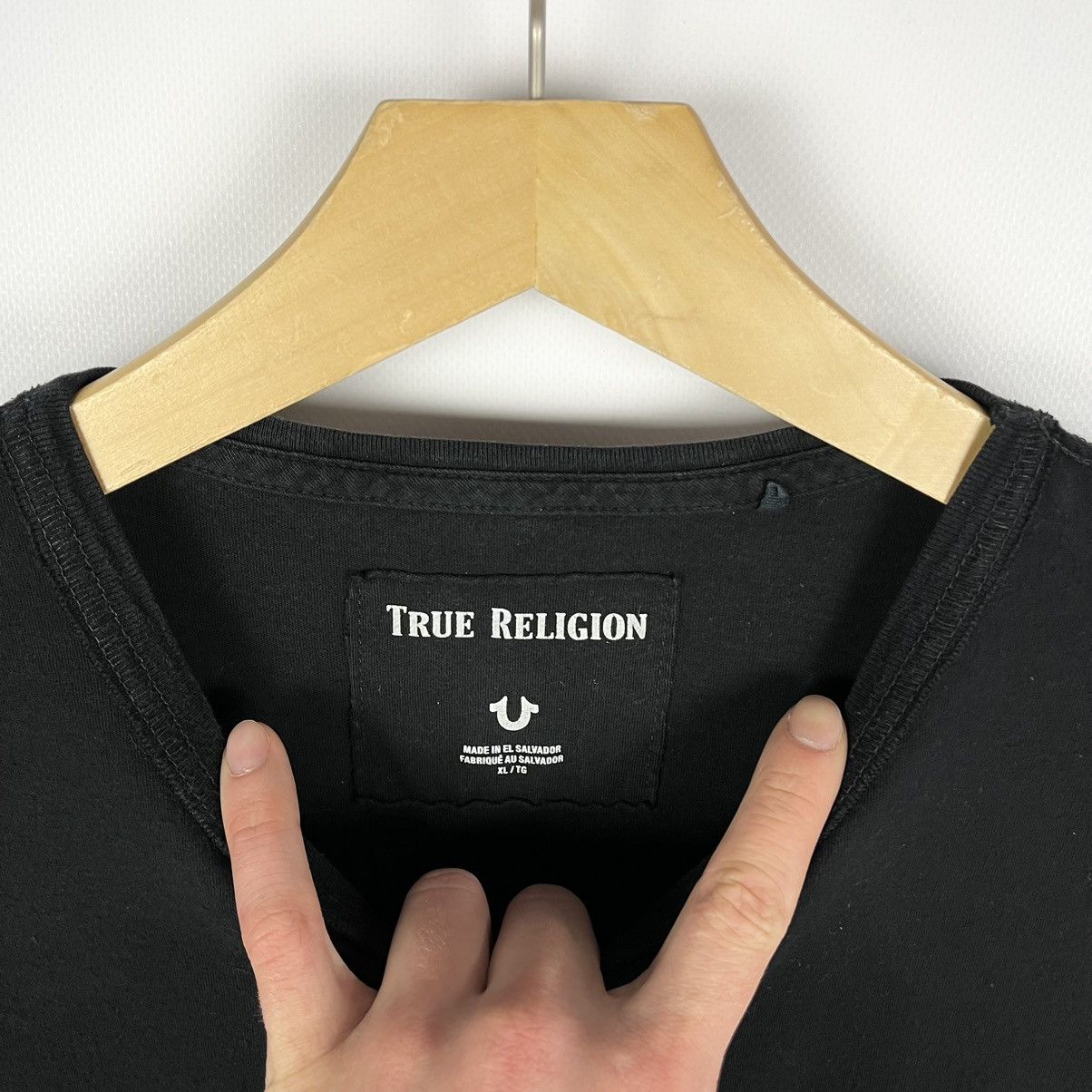 True Religion Vintage True Religion y2k buddha gold big logo tee 00’s Size US XL / EU 56 / 4 - 8 Thumbnail
