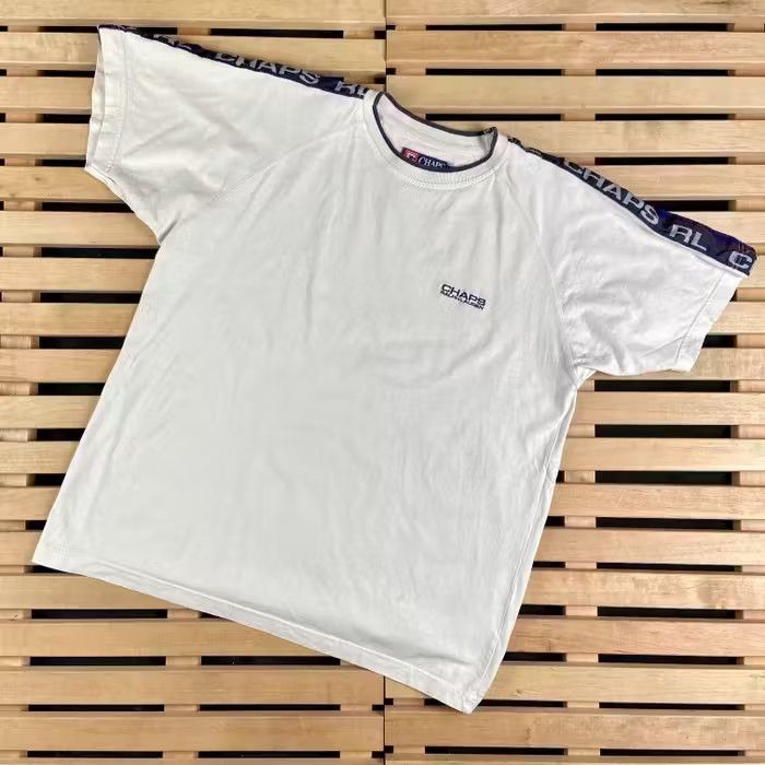Chaps Ralph Lauren × Ralph Lauren × Vintage Mens Vintage T Shirt Chaps Ralph Lauren Lampasy Size M Size US M / EU 48-50 / 2 - 1 Thumbnail