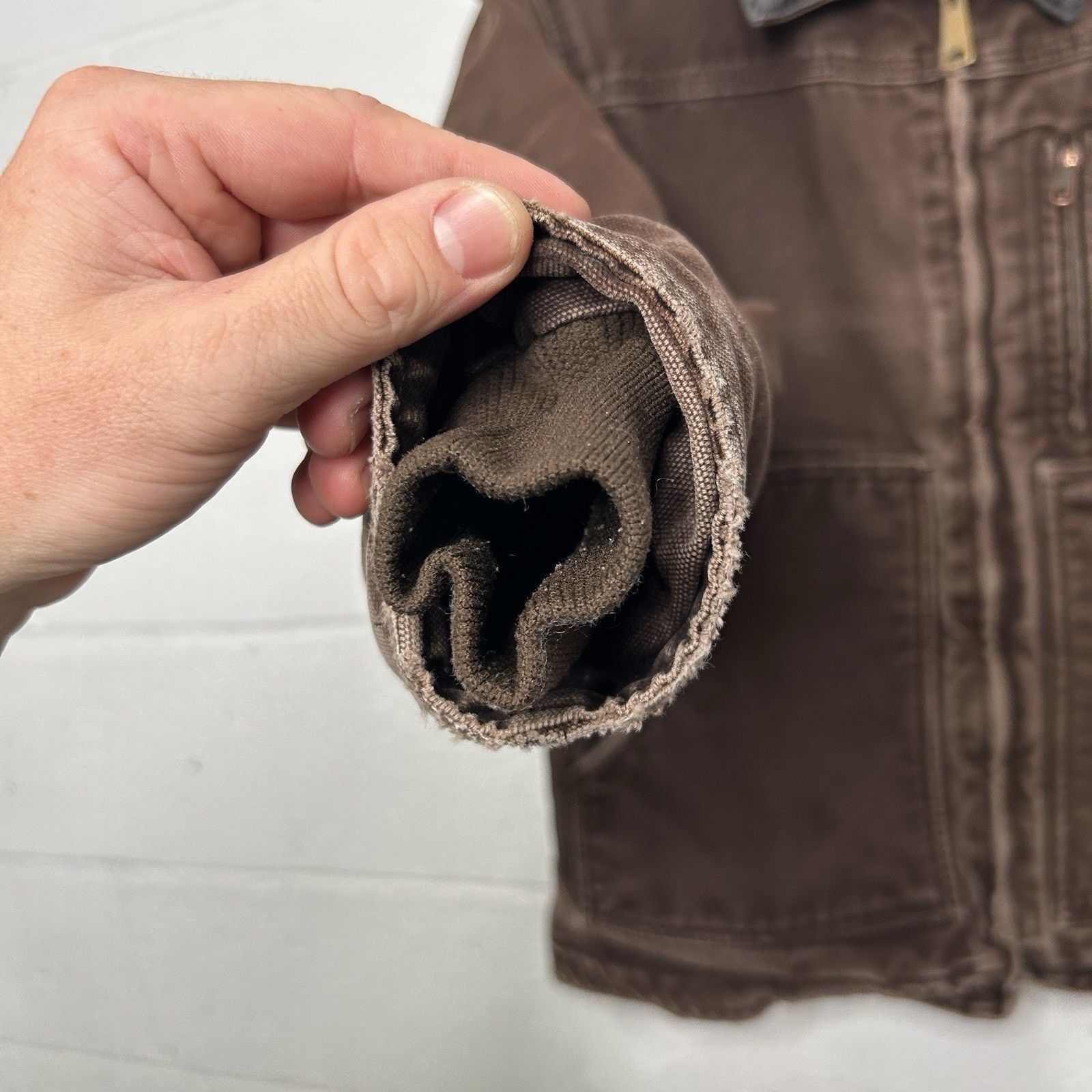 Carhartt Carhartt Sherpa-Lined Ridge Coat “Dark Brown” WC061 DKB Size S / US 4 / IT 40 - 4 Thumbnail
