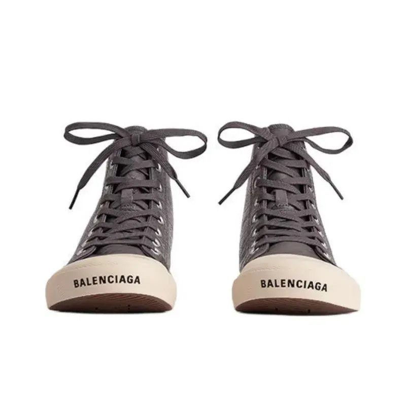 Balenciaga o1bcso1str1224 Paris Arena High Top Sneakers in Chocolate Size US 11 / EU 44 - 4 Thumbnail