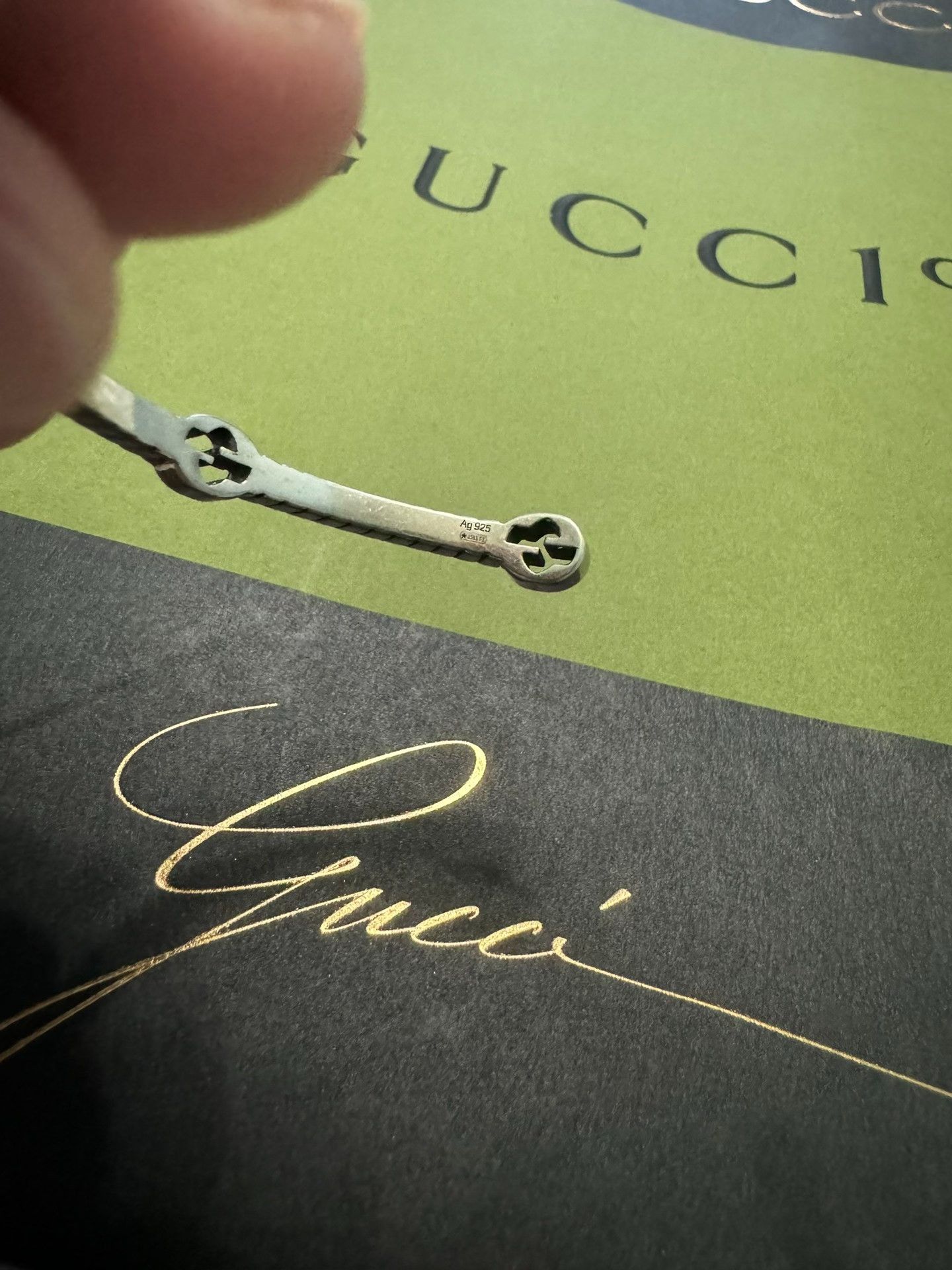 Gucci Gucci's new classic full-print silver bracelet 2501-Nextarr Size ONE SIZE - 6 Thumbnail