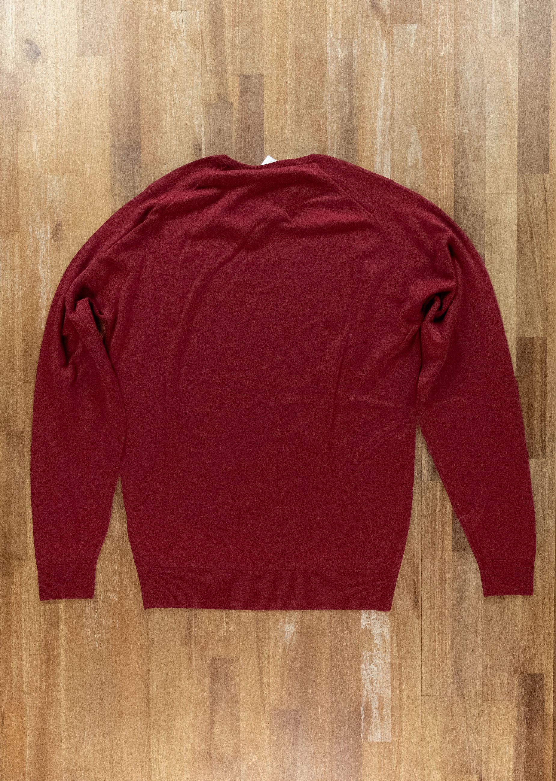 John Smedley JOHN SMEDLEY solid wolf red wool crewneck sweater Medium Size US M / EU 48-50 / 2 - 10 Thumbnail