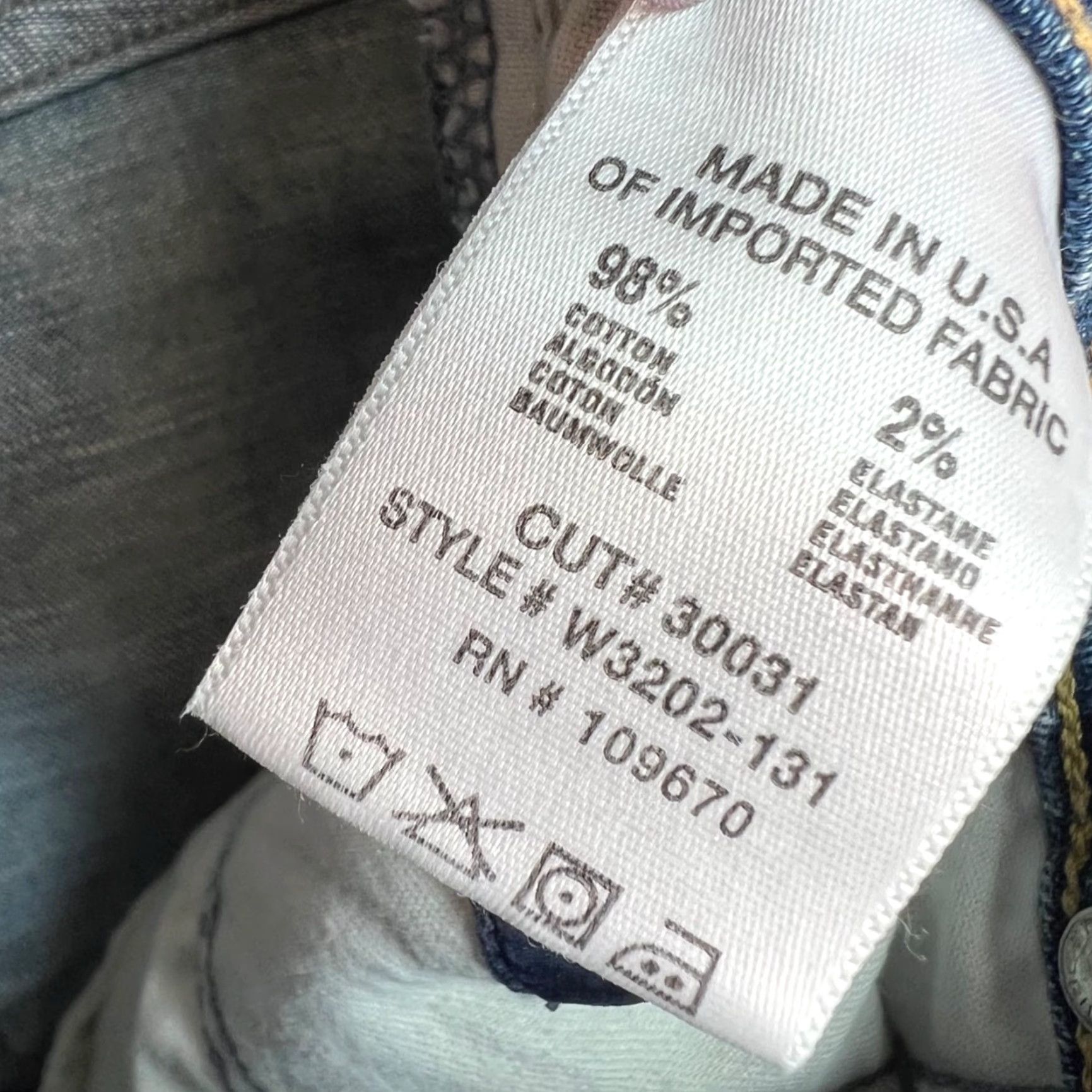 GOLDSIGN GOLDSIGN Jeans Womens 29 Blue Denim Skinny 5-Pocket USA Rise Mid Slim Size 29 Womens Jeans Size 29" - 3 Thumbnail