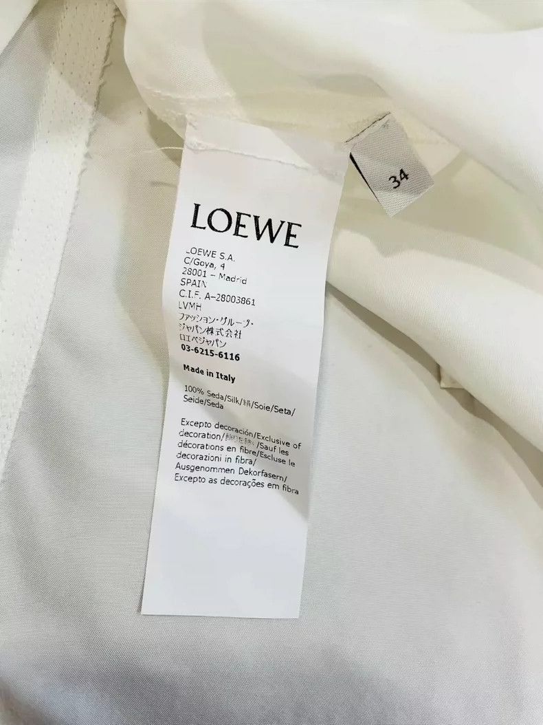 Loewe white silk blouse by Loewe-2508 Size US S / EU 44-46 / 1 - 7 Thumbnail