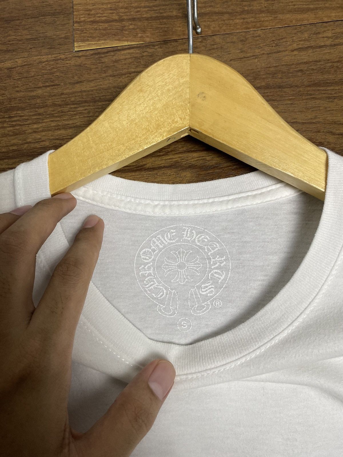 Chrome Hearts Chrome Hearts Big Cross Scroll Logo Pocket Tee Size US M / EU 48-50 / 2 - 6 Thumbnail