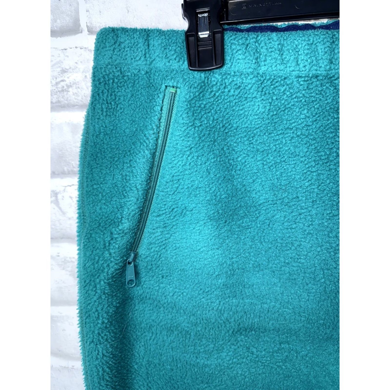 Patagonia VTG Patagonia USA Made Fleece Pants Womens 10 Green Logo 1990s Hipster City Straight Inseam 29” Size 32" / US 10 / IT 46 - 3 Thumbnail