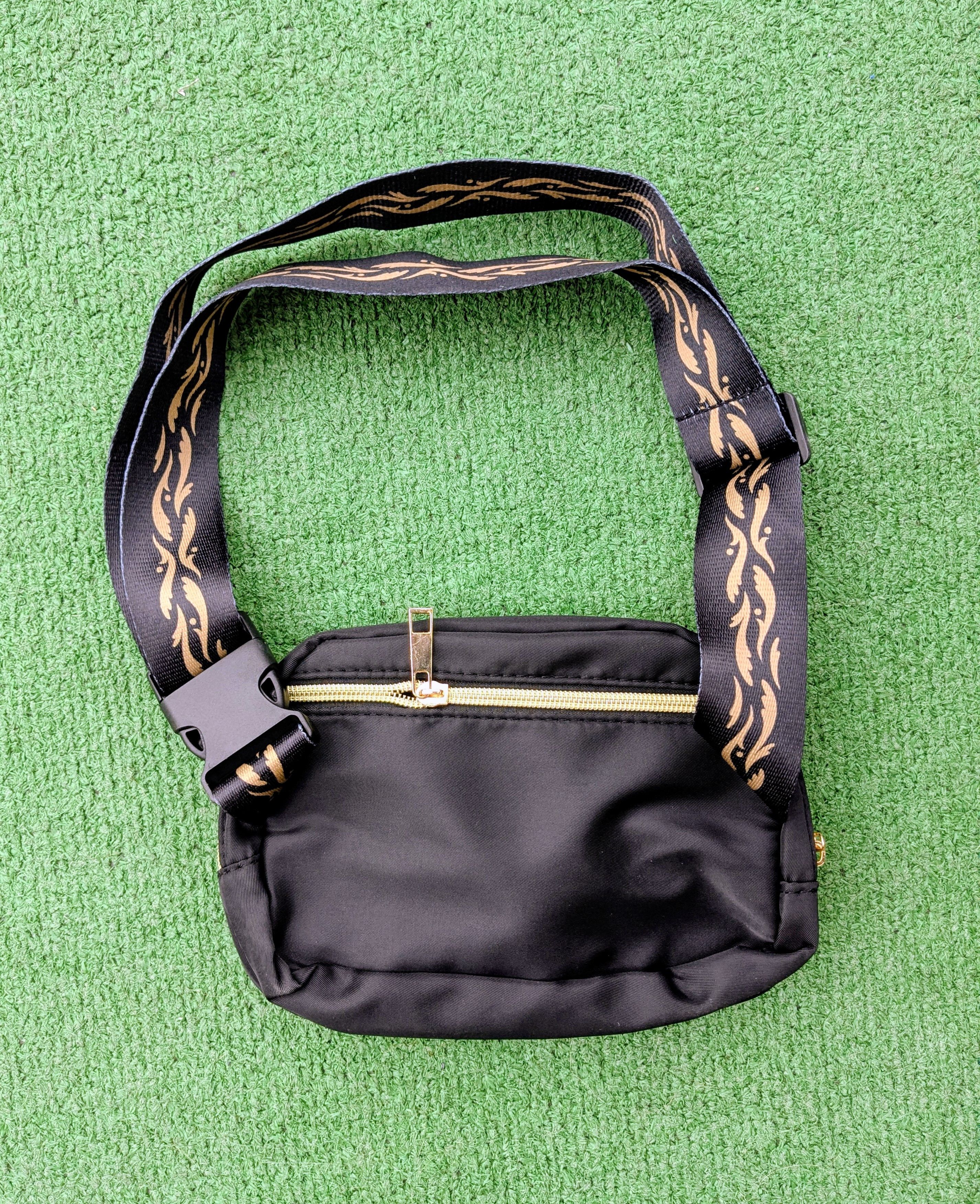 Other Vegas Golden Knights VGK Crossbody Zipper Adj Accessory Bag Size ONE SIZE - 3 Thumbnail