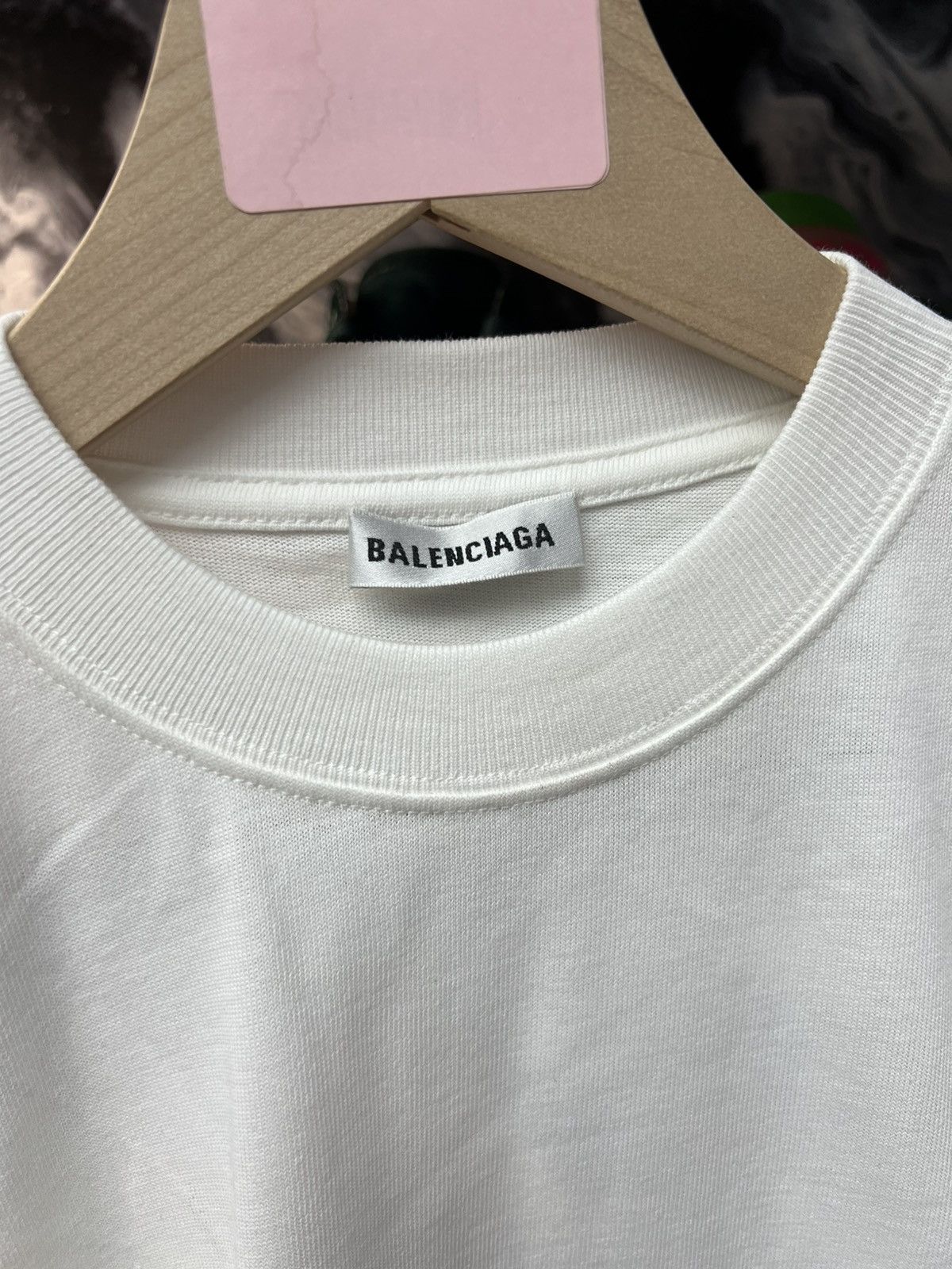 Balenciaga Balenciaga white mastercard white tee Size US S / EU 44-46 / 1 - 3 Thumbnail