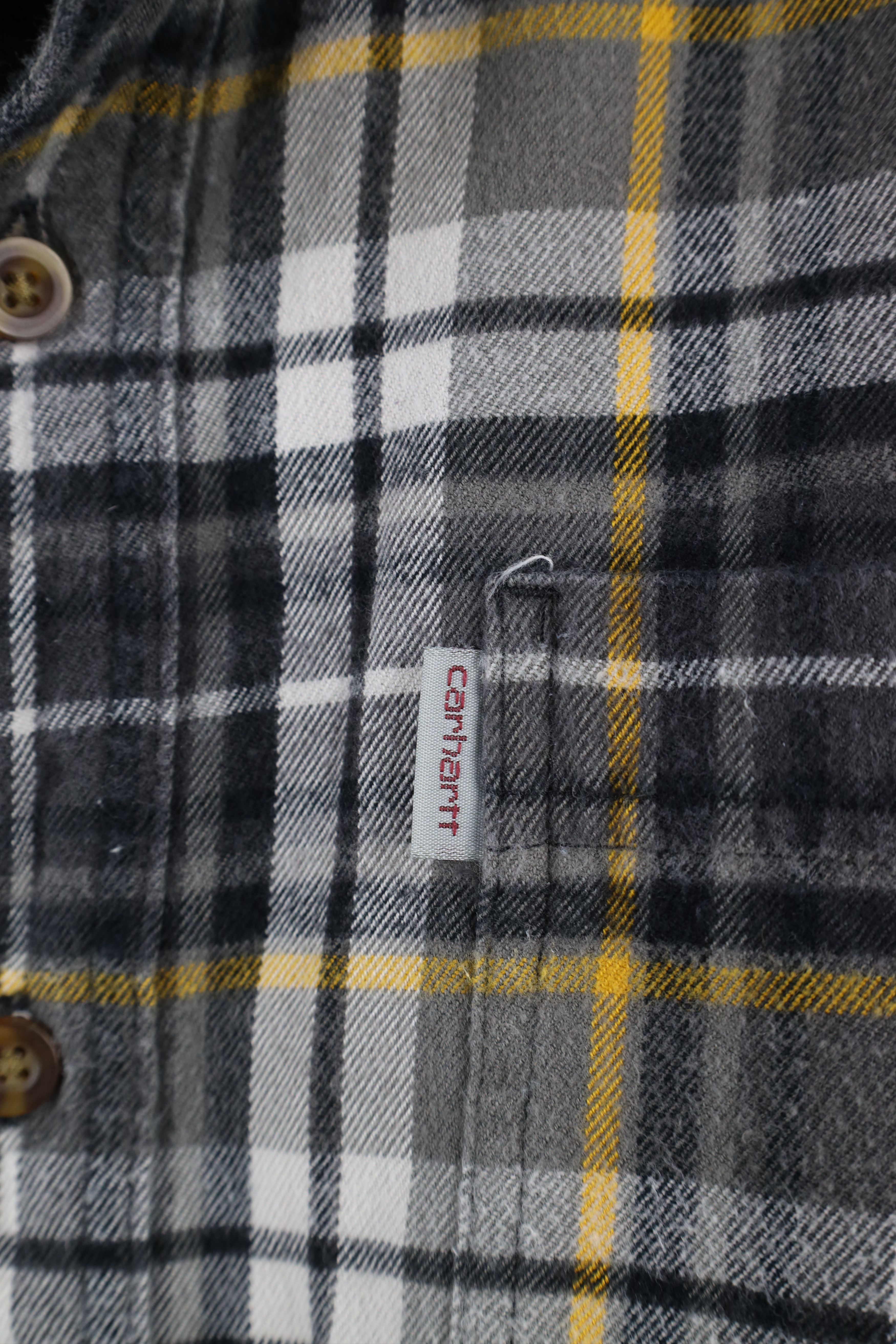Carhartt × Vintage Vintage Carhartt Fit Flannel Collared Button Down Shirt Size US XXL / EU 58 / 5 - 4 Thumbnail