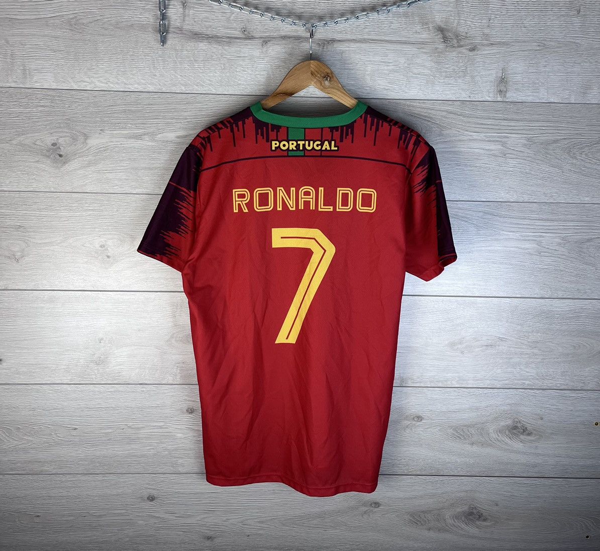 Other Men soccer jersey Portugal 🇵🇹 #7 Ronaldo Size US M / EU 48-50 / 2 - 1 Thumbnail