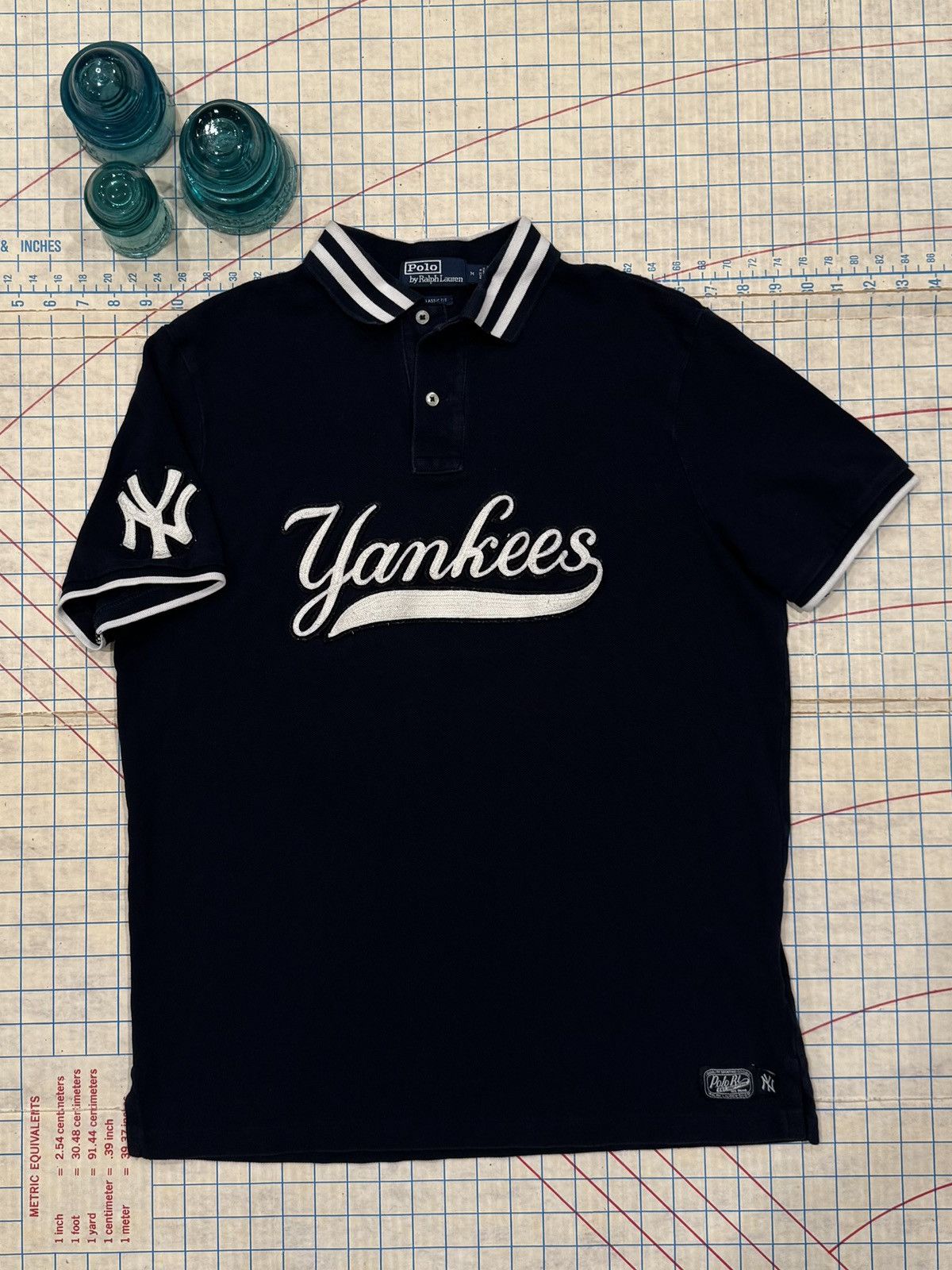 Polo Ralph Lauren Polo Ralph Lauren New York Yankees Polo Golf Shirt Size Med Size US M / EU 48-50 / 2 - 4 Thumbnail