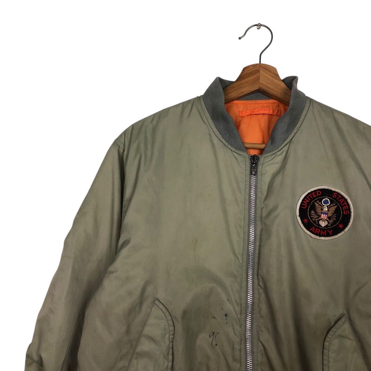 Japanese Brand 📌Vintage Fly Bomber Jacket United State Military Size US M / EU 48-50 / 2 - 8 Thumbnail