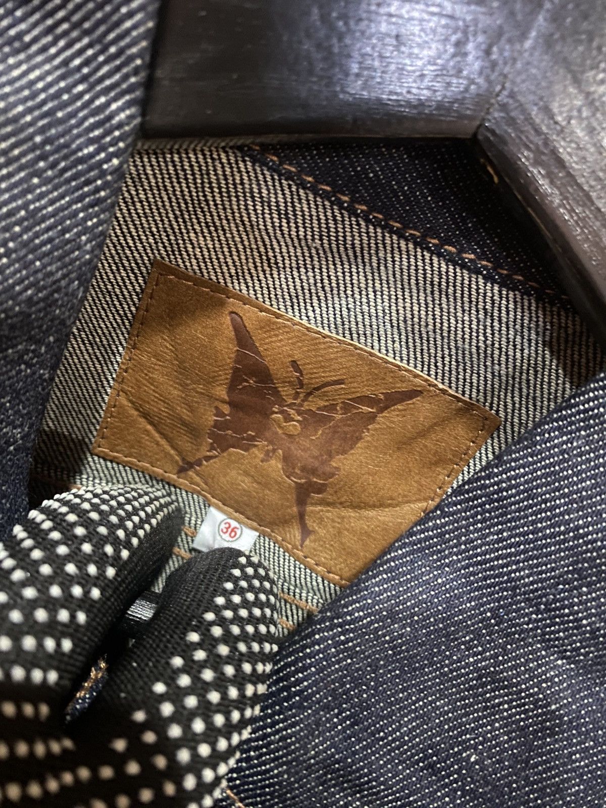 Chevignon Chevignon Vintage Selvedge Denim Jacket French Workwear Size US XXS / EU 40 - 8 Thumbnail