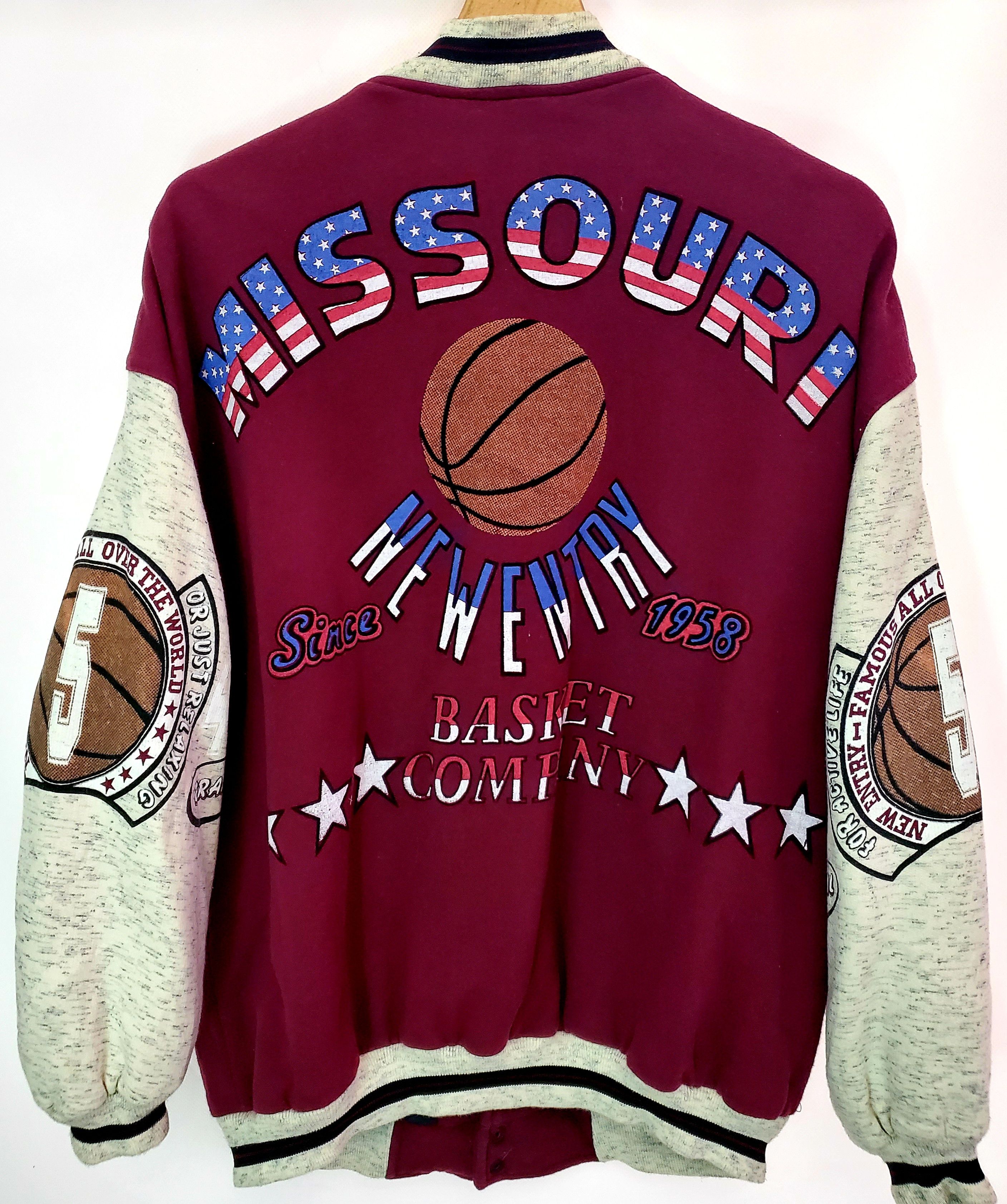 Japanese Brand Vintage 90s Missouri basket bomber jacket size M ideal Size US M / EU 48-50 / 2 - 1 Thumbnail