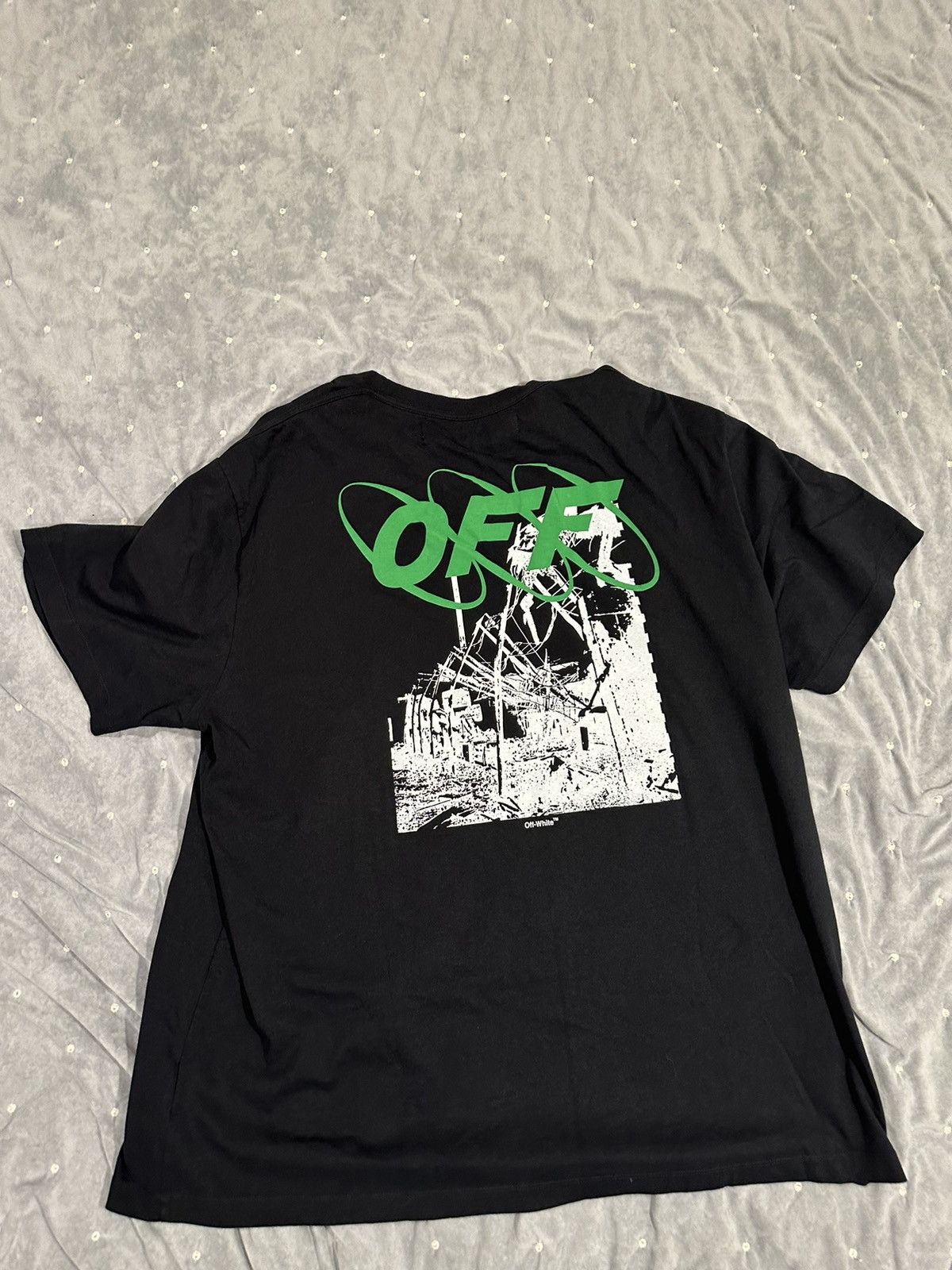 image of Off White Shirt in Black, Men's (Size XL)