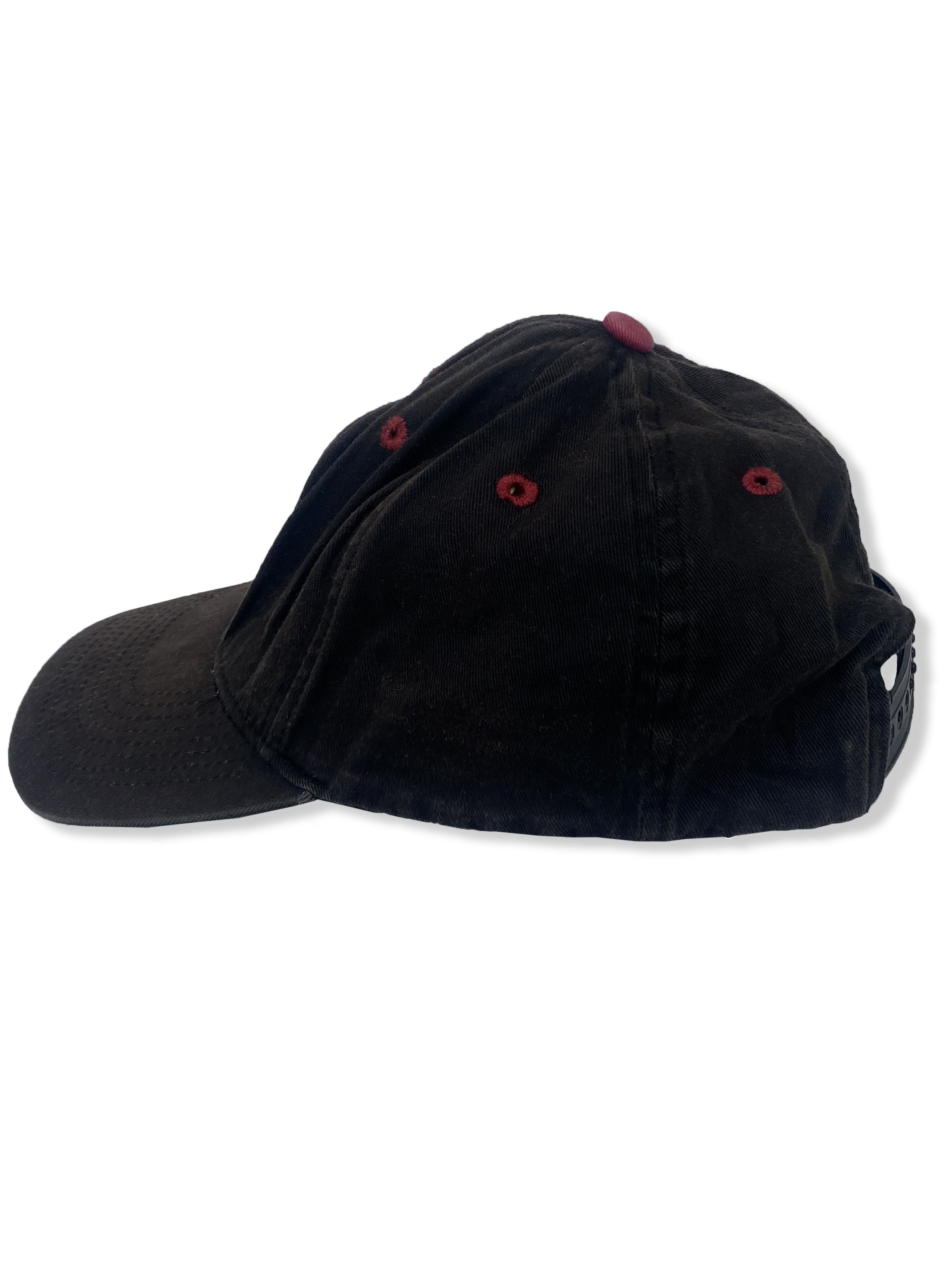 Adidas Vintage ADIDAS NBA Miami Heat Black Faded Distresed Cap M430 Size ONE SIZE - 4 Thumbnail