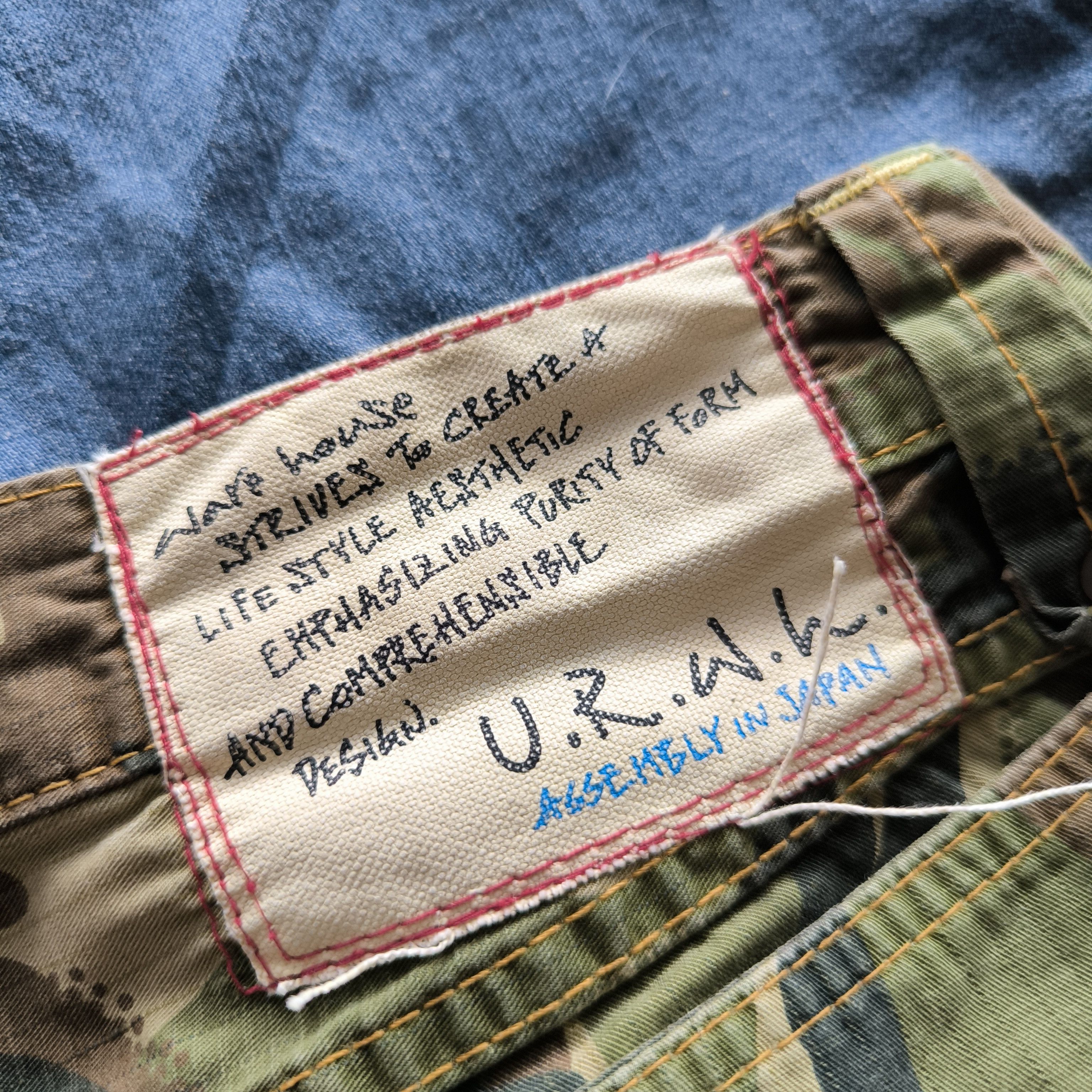 Japanese Brand Urban research hybrid denim camo cargo pants Size US 32 / EU 48 - 3 Thumbnail