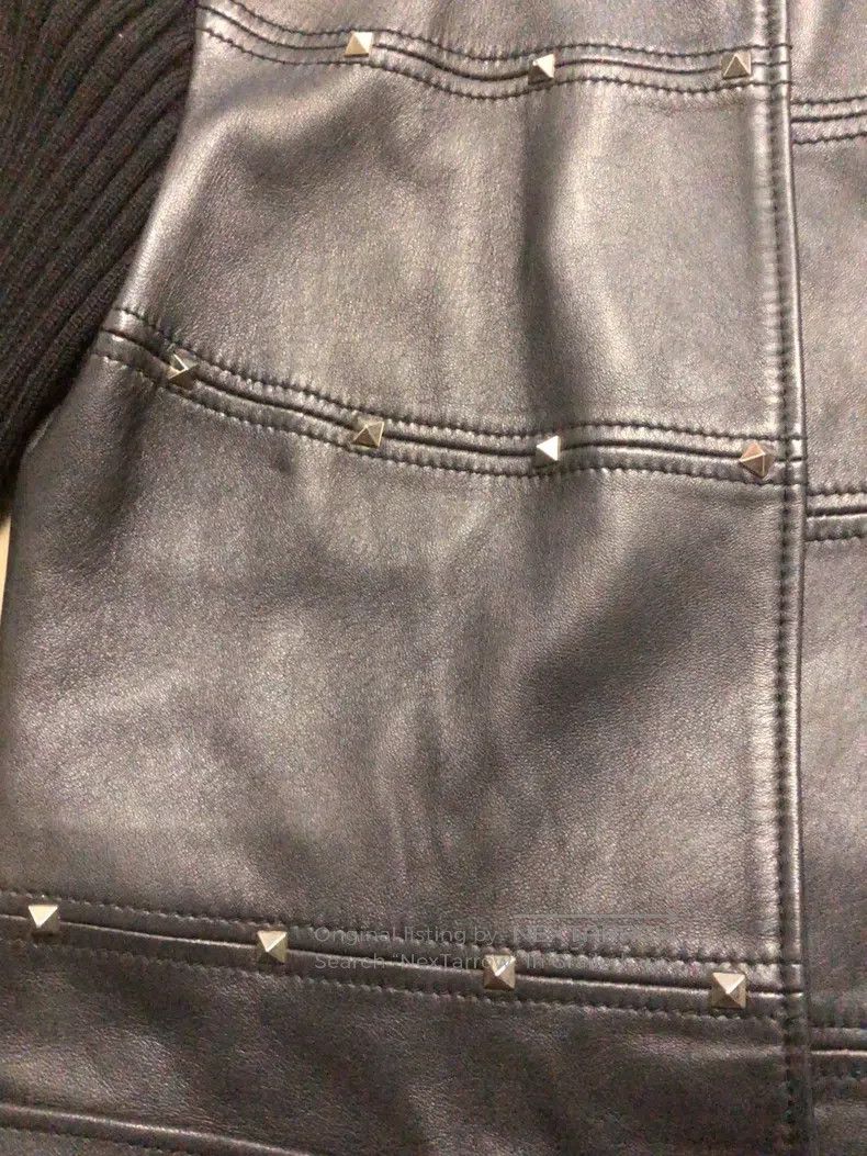 Valentino Valentino Willow nail leather coat Size S / US 4 / IT 40 - 5 Thumbnail