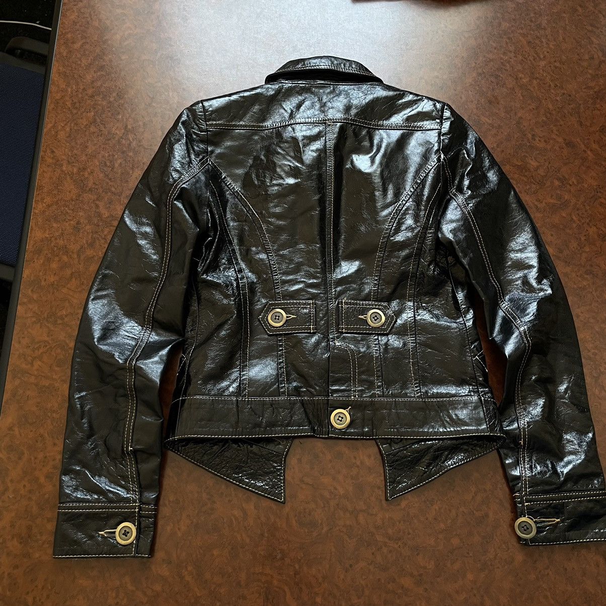 If Six Was Nine × Japanese Brand Bomber 90s black blazer jacket old aztec navajo Size S / US 4 / IT 40 - 2 Thumbnail