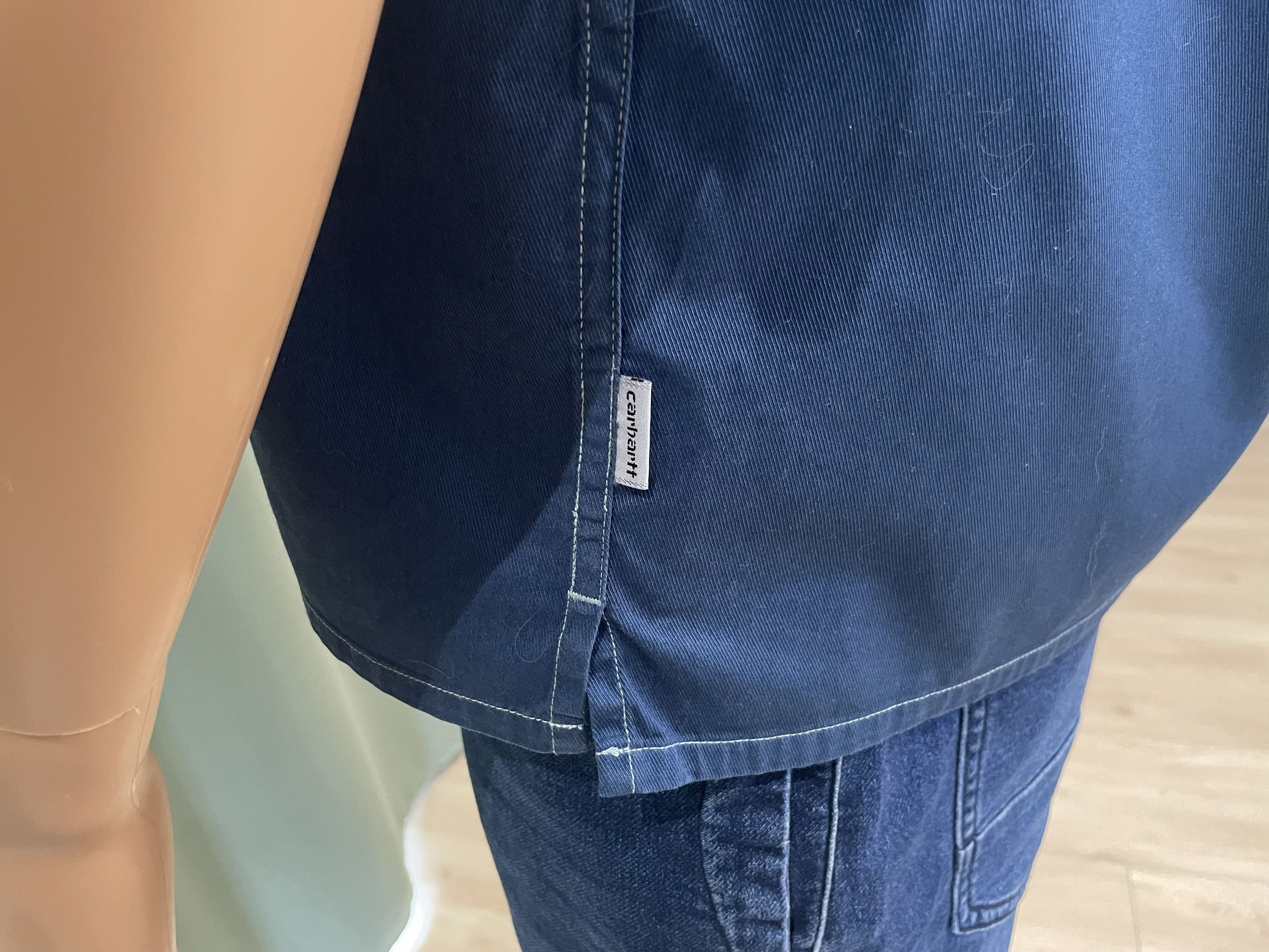 Carhartt Carhartt WIP Short Sleeve Master Shirt - Navy Blue - Size M Size US M / EU 48-50 / 2 - 12 Thumbnail