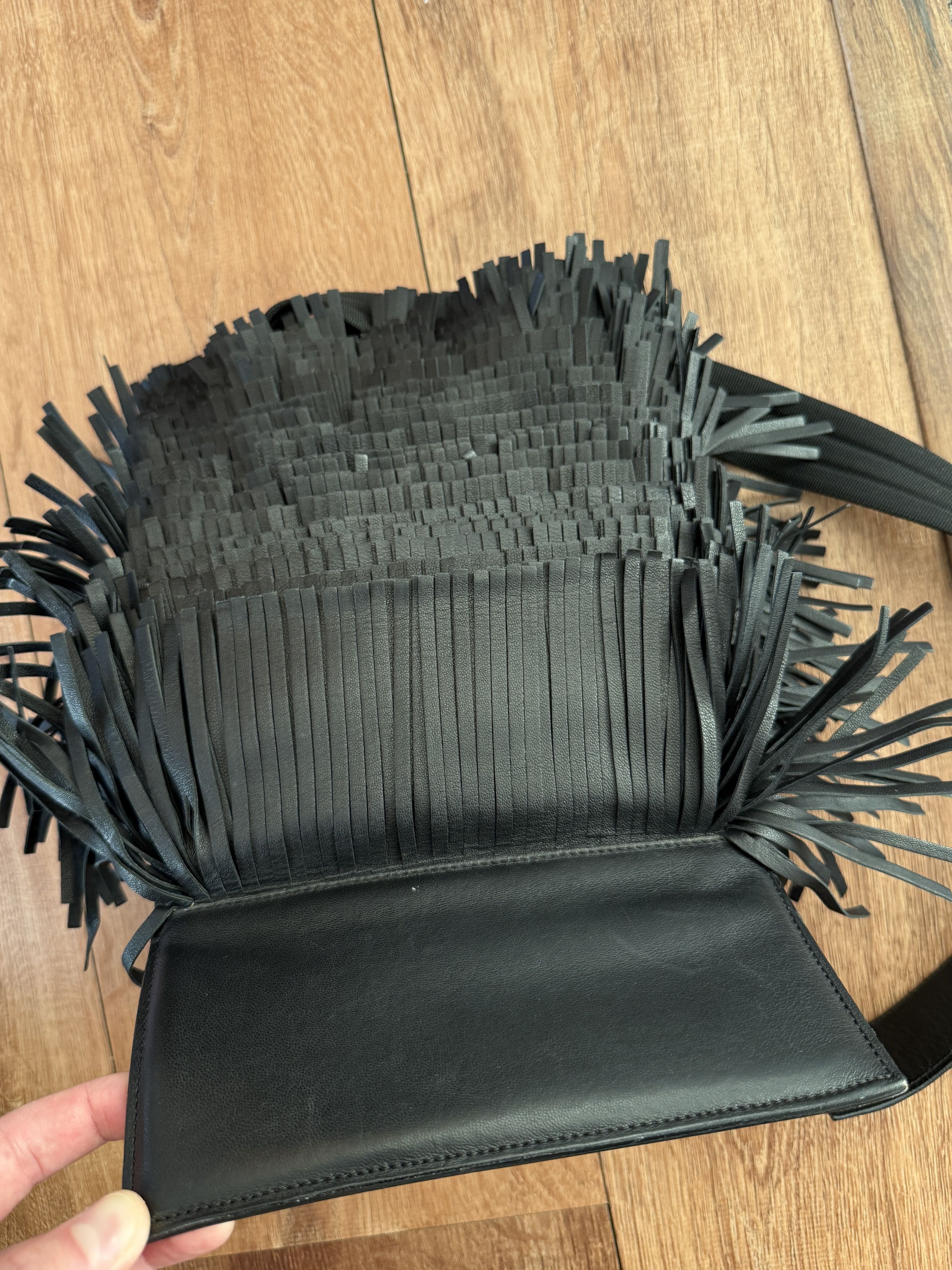 Dior AW02 Reflexion Leather Fringe Crossbody Bag, 2002 Runway Size ONE SIZE - 10 Thumbnail