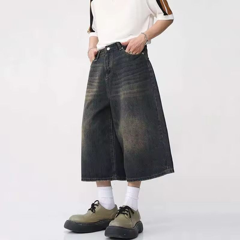Designer × Japanese Brand Style Vintage Loose Length Shorts Size 28" / US 6 / IT 42 - 1 Thumbnail