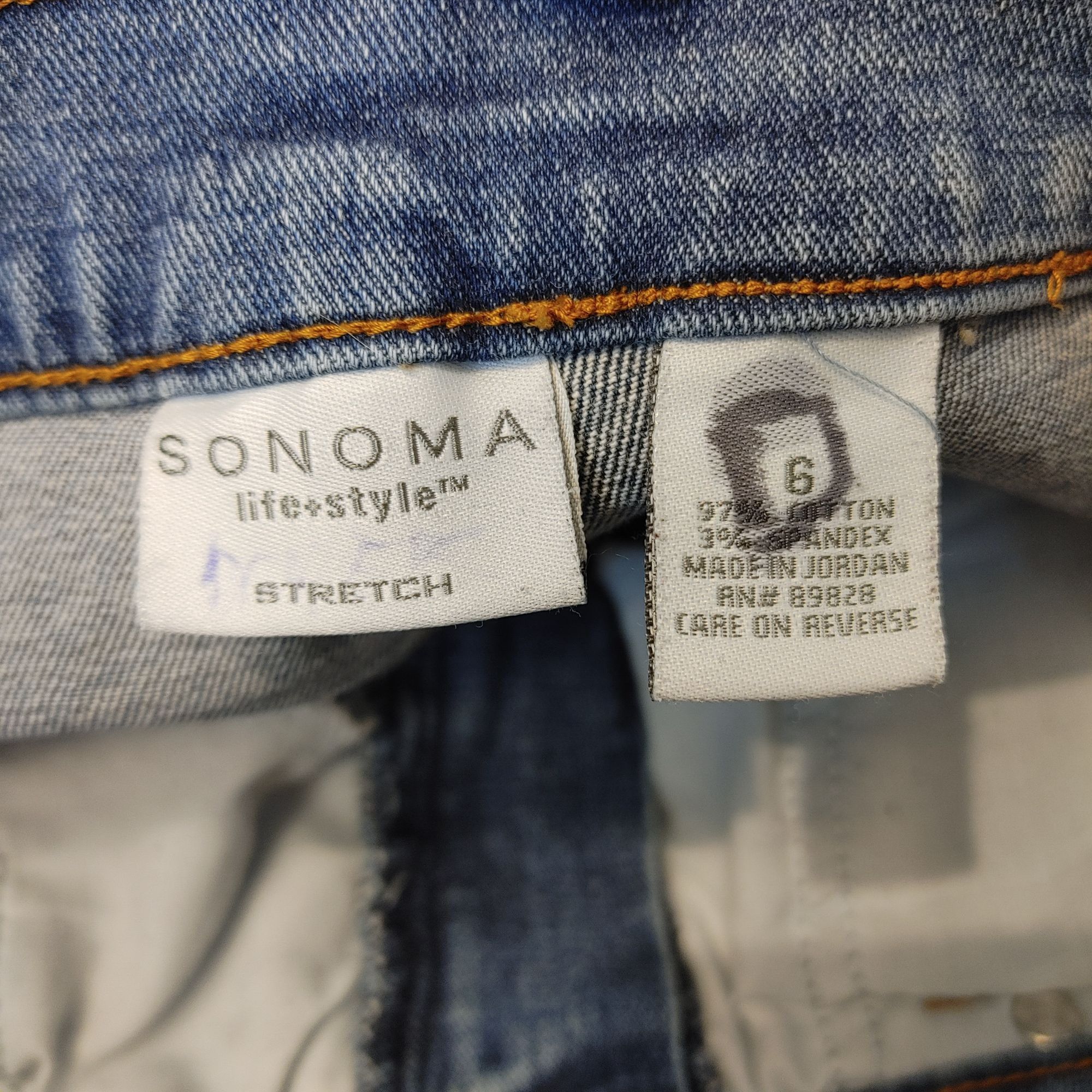 Sonoma Sonoma Life + Style Men's Light Blue Denim Stretch Jeans 6 Size US 30 / EU 46 - 2 Thumbnail