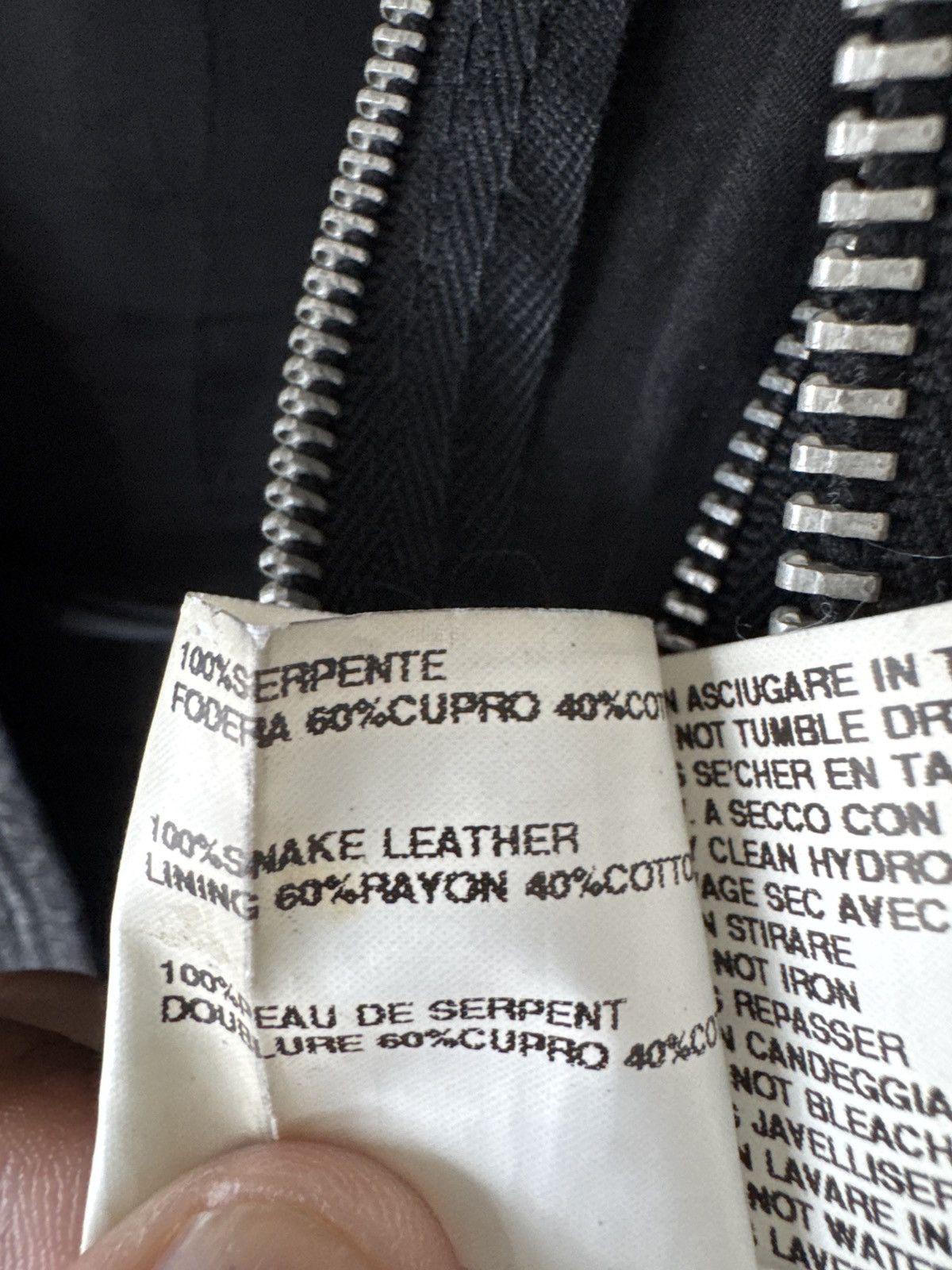Rick Owens Rick Owens Snakeskin Jacket size M Size US M / EU 48-50 / 2 - 22 Thumbnail
