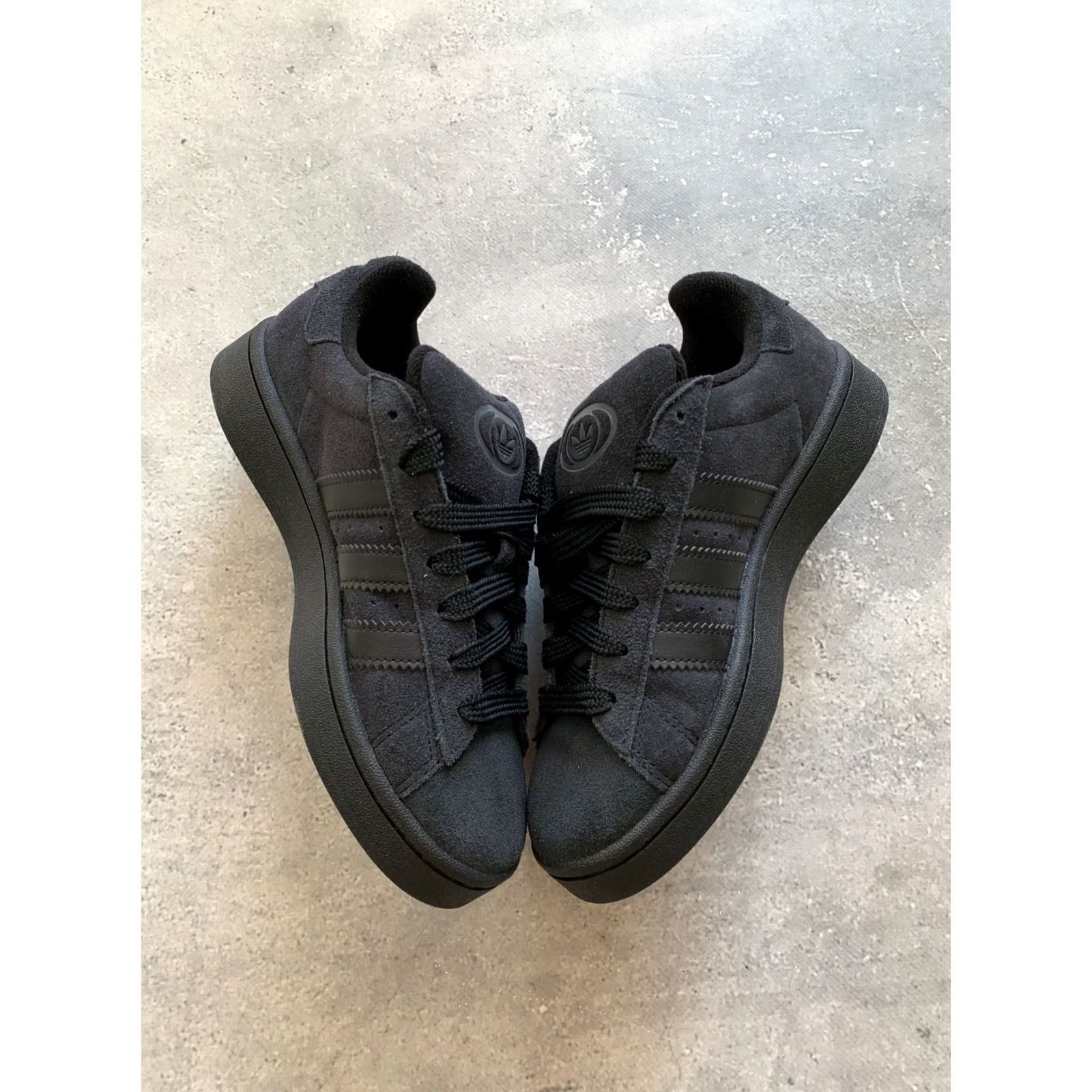 Adidas ADIDAS Campus Sneaker Women US 6, UK 5 1/2, EUR 38 2/3, 245 mm Black Suede Low Top 2024 Campus Model Shoes Size US 6 / IT 36 - 5 Thumbnail