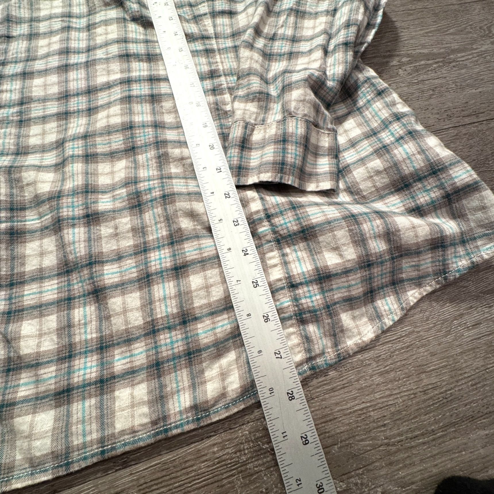 Eddie Bauer Eddie Bauer Shirt Womens XL Plaid Button Up Flannel Cotton Western Classic Fit Size XL / US 12-14 / IT 48-50 - 6 Thumbnail