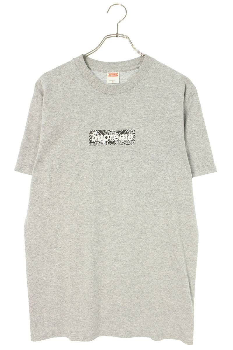Supreme × Vintage 2001 Purple Paisley Box Logo tee | Grailed
