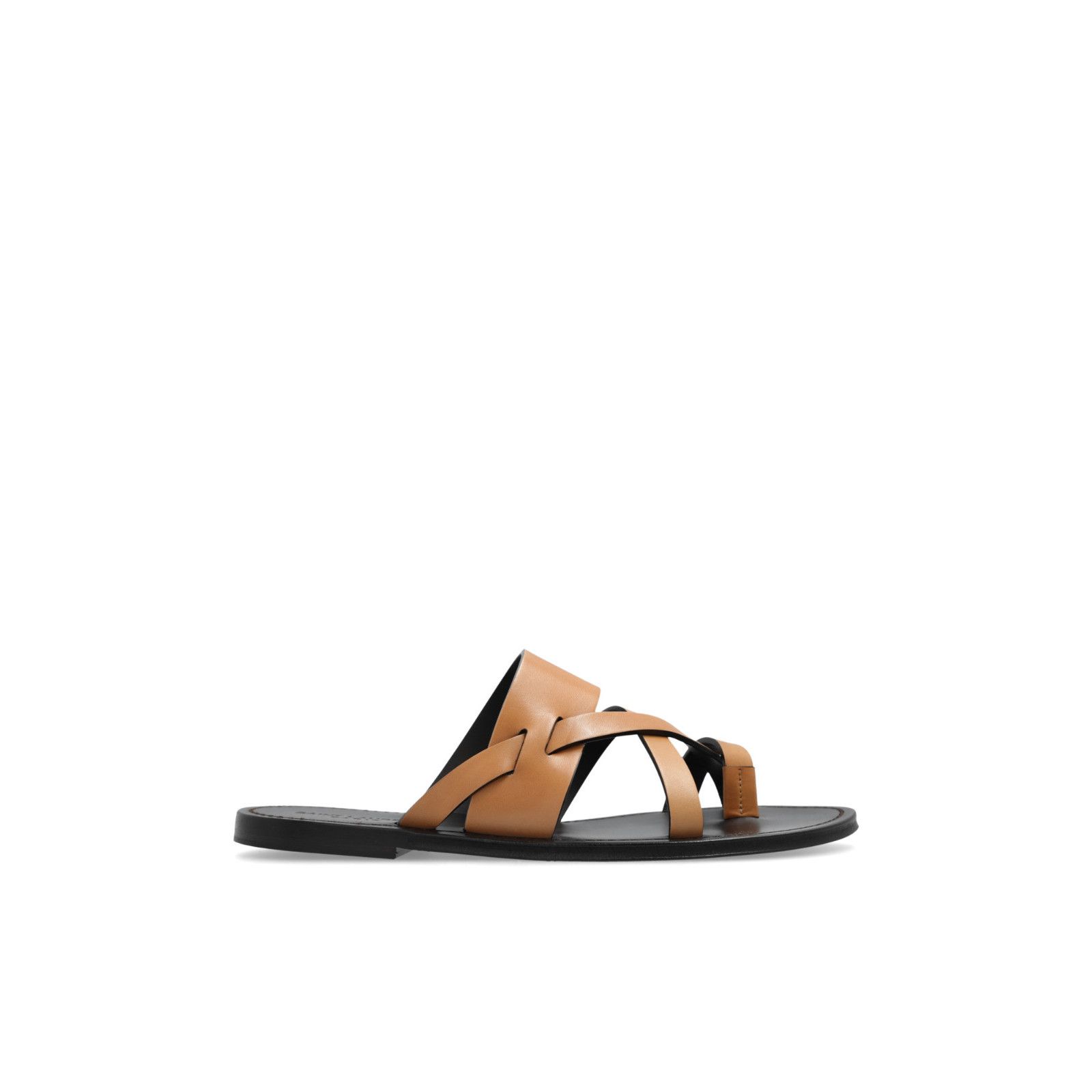SAINT LAURENT Masoil Vintage Beige Thong Sandals New & Authentic Size 41 Saint Laurent Maine Raffia and Leather Thong Sandals  main image 4