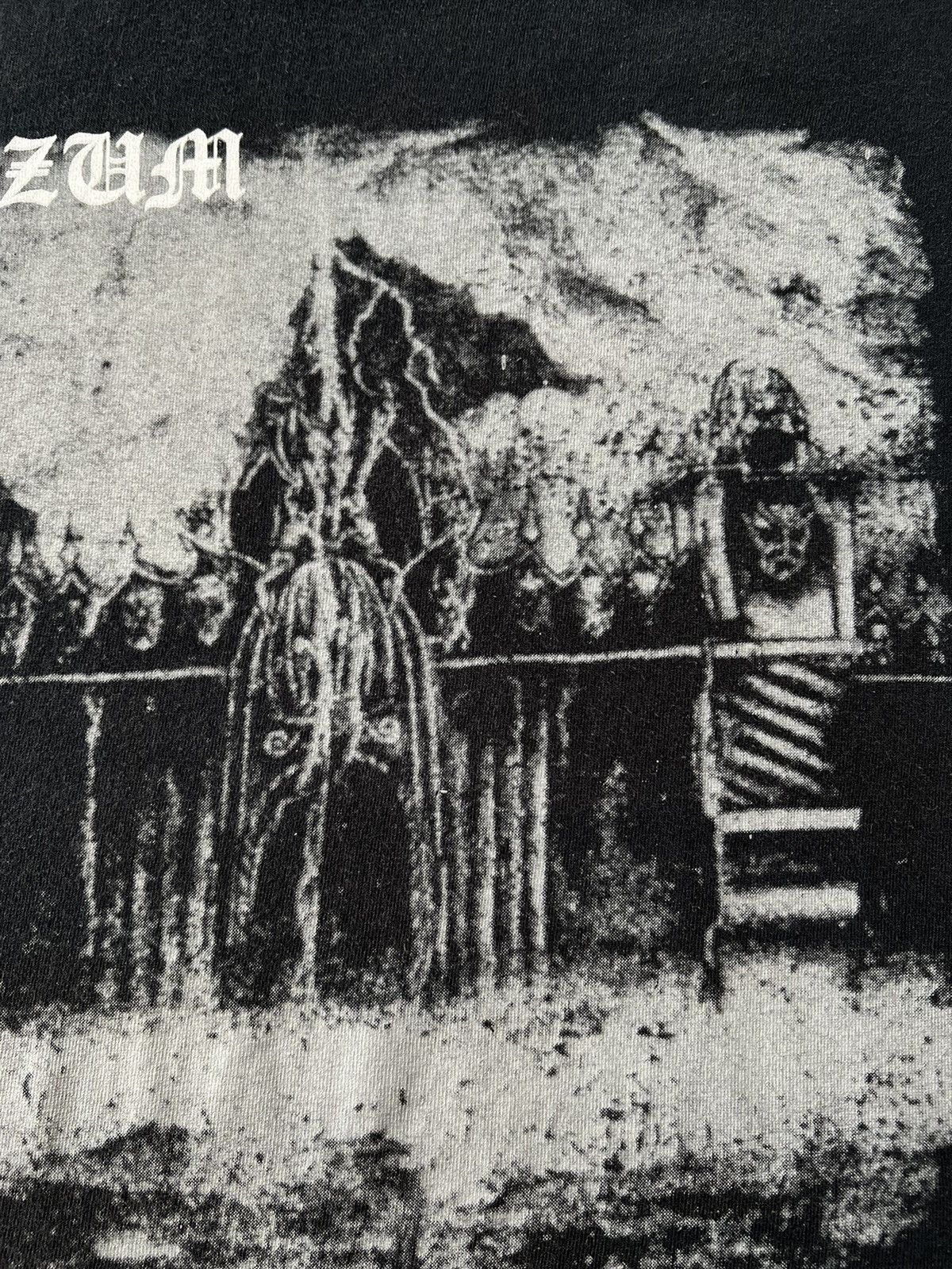 Band Tees Burzum Det Som Engang Var Black Metal Band Y2k Black T-shirt Size US M / EU 48-50 / 2 - 7 Thumbnail