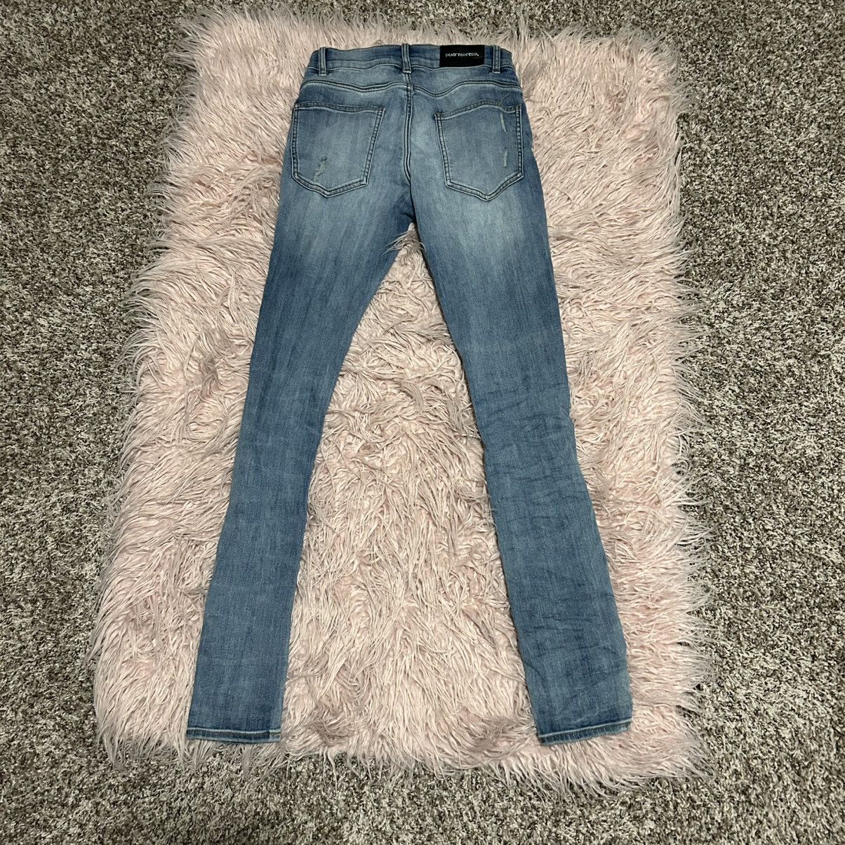 Japanese Brand Dead Than Cool distressed mud max denim jeans Size US 30 / EU 46 - 2 Thumbnail