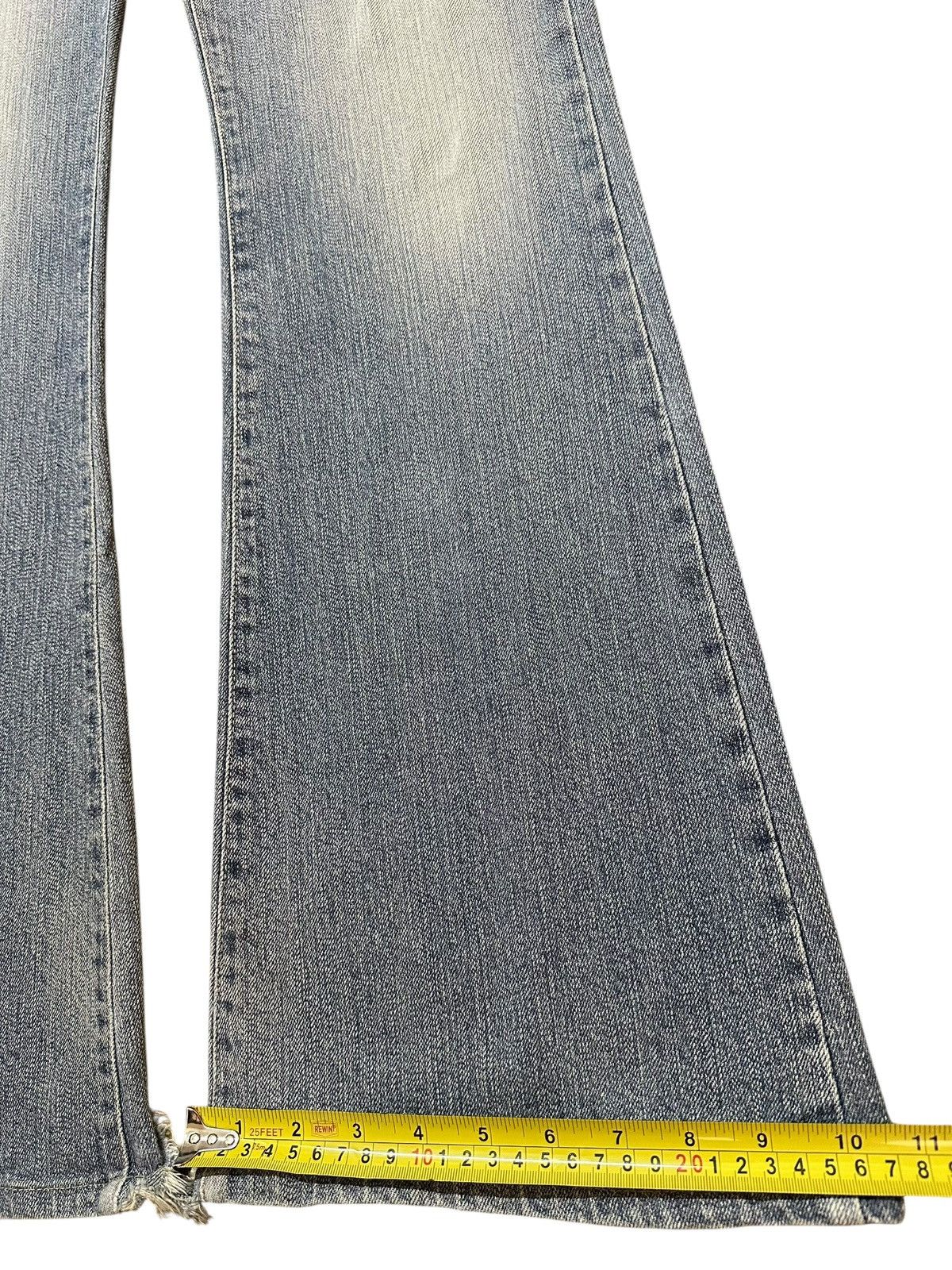 Edwin Vintage Edwin 800 Low Rise Faded Wash Style Flare Jeans Size US 31 - 16 Thumbnail