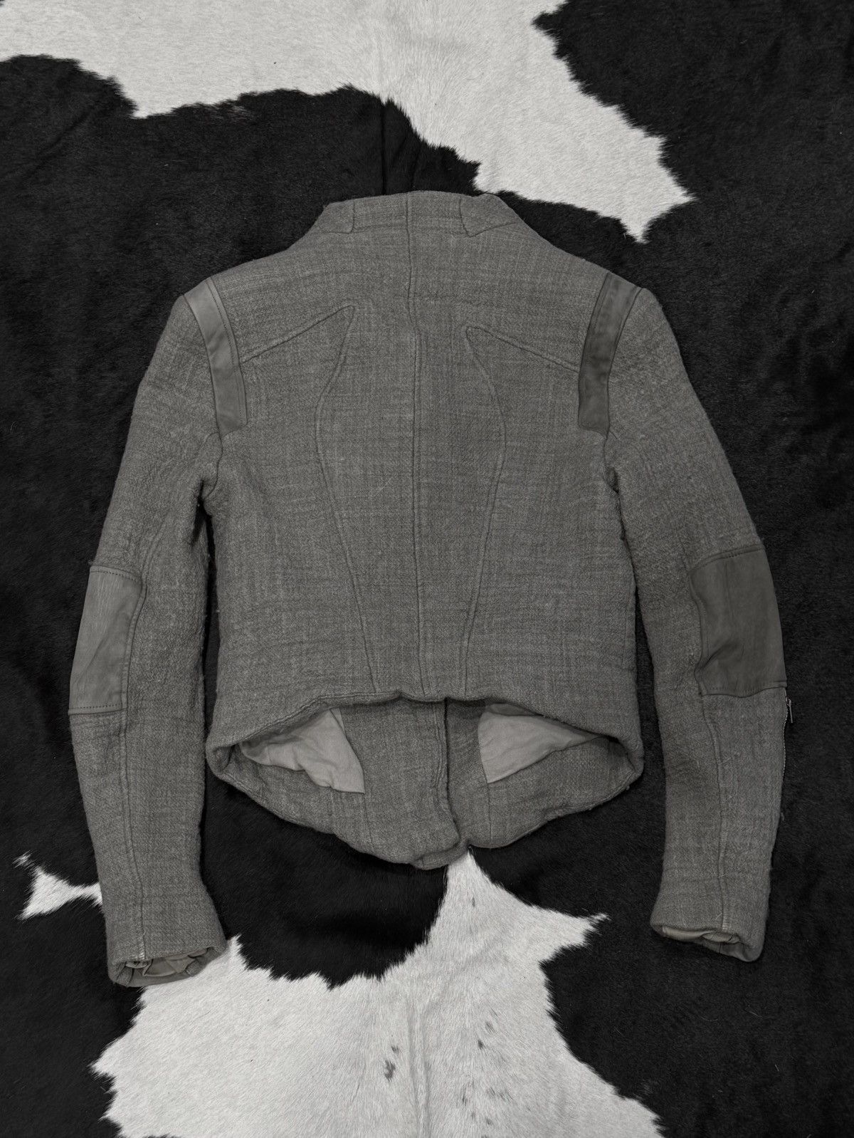 Helmut Lang Helmut Lang Wool Asymmetric Jacket Size S / US 4 / IT 40 - 3 Thumbnail