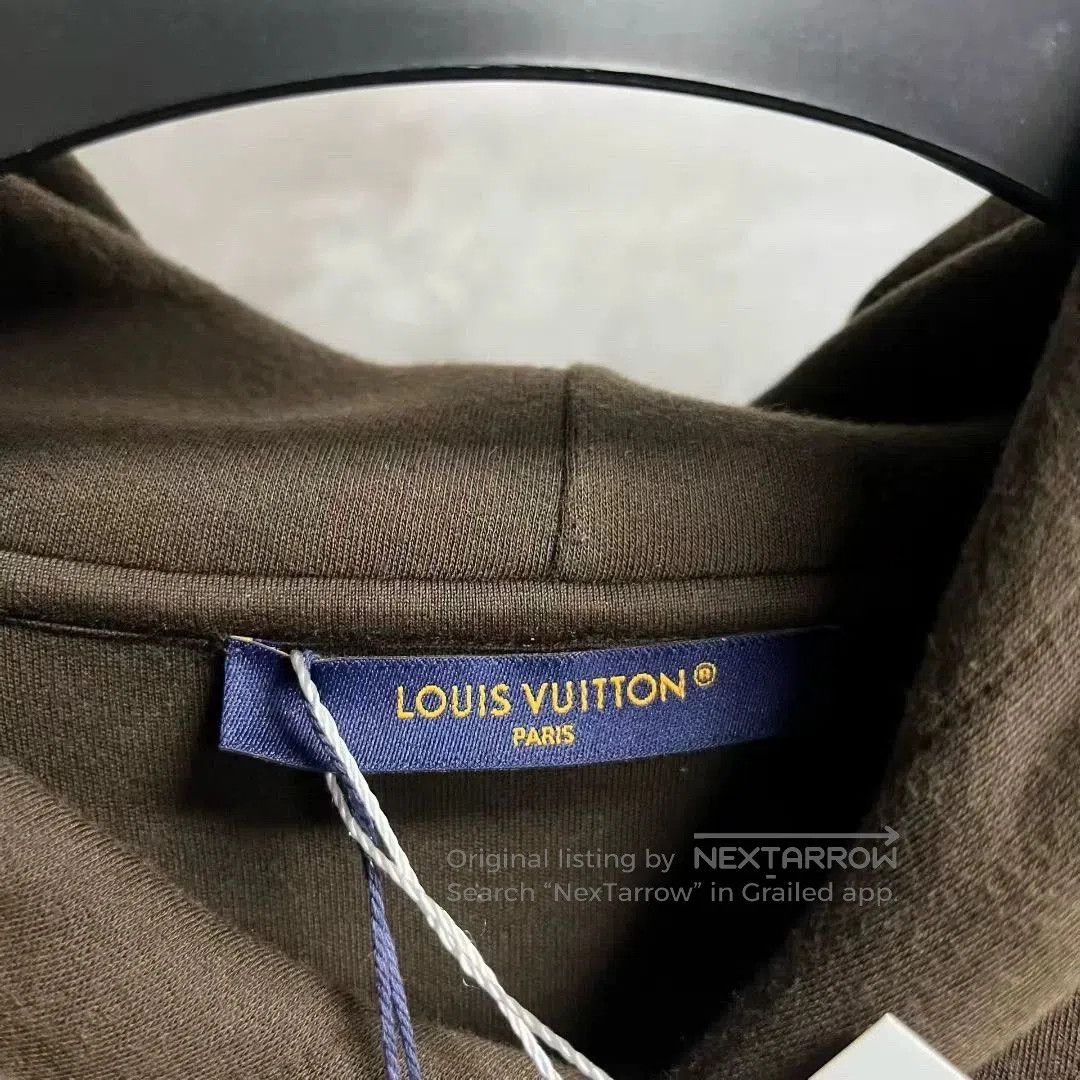 Louis Vuitton brown floral hooded sweatshirt by louis vuitton. Size US XL / EU 56 / 4 - 3 Thumbnail