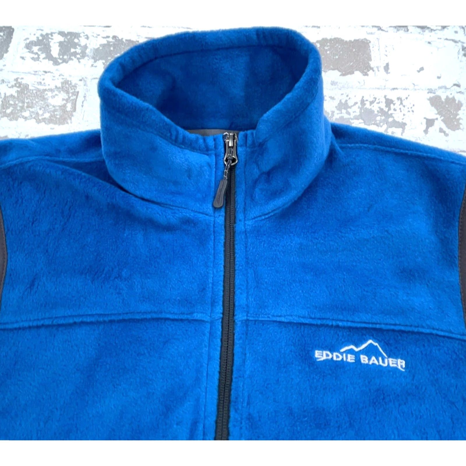 Eddie Bauer Eddie Bauer Vest Men Small Blue Fleece Full Zip Jacket Seasonal Layer Hiking A97 Size US S / EU 44-46 / 1 - 4 Thumbnail