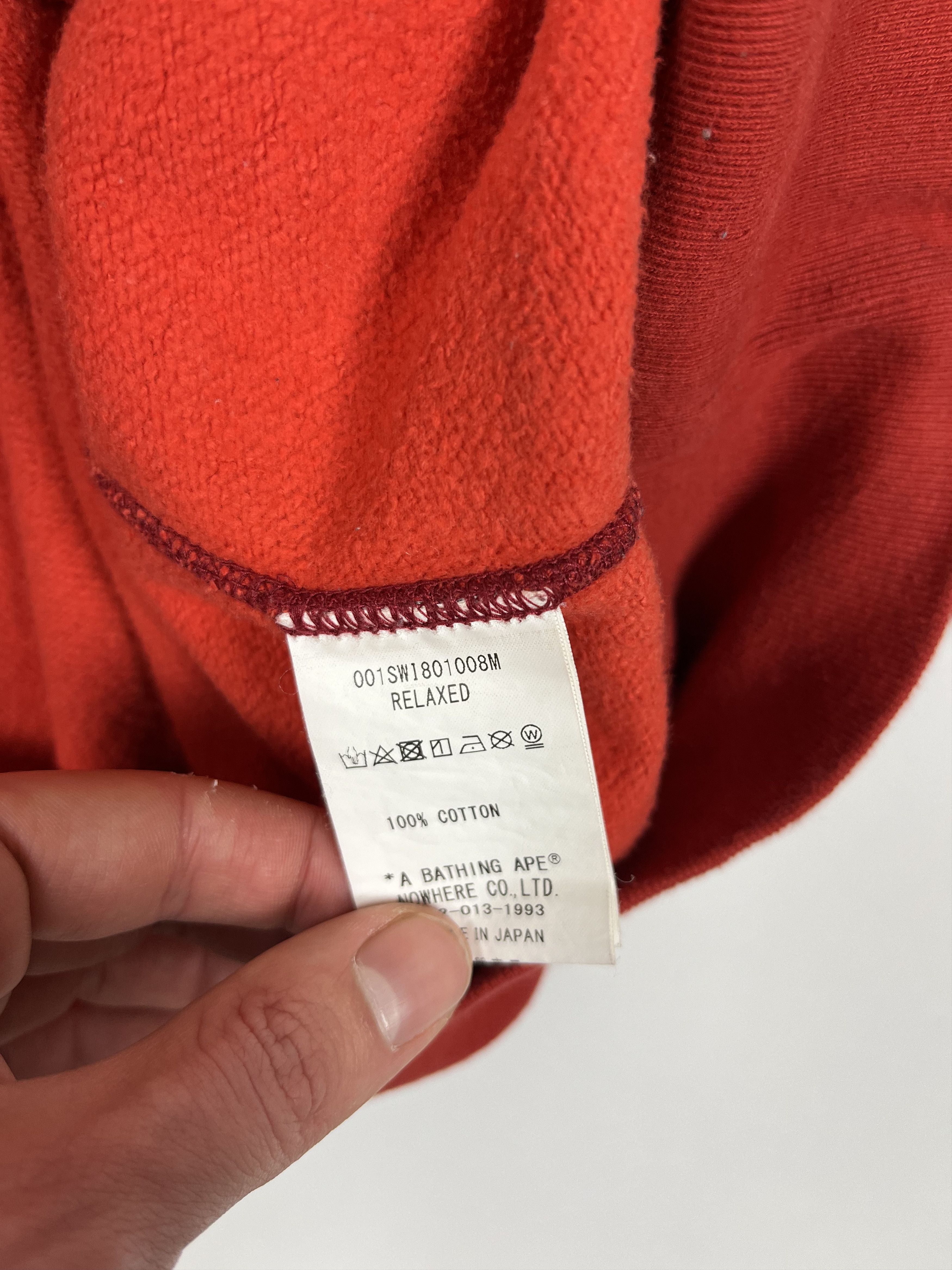 Bape BAPE x Swarovski Red Crazy Camo Crewneck Size US M / EU 48-50 / 2 - 7 Thumbnail