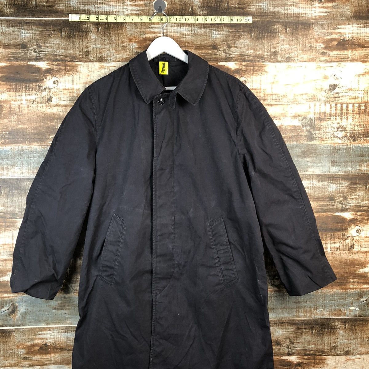 Vintage Vintage military Black Raincoats jacket #A2546 Size US L / EU 52-54 / 3 - 2 Thumbnail