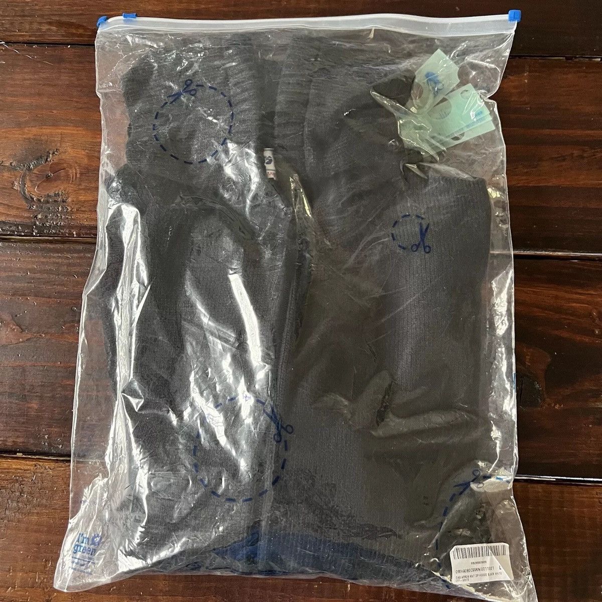 Off-White OFF-WHITE c/o Virgil Abloh Diagonal Full Zip Knit Hoodie Size US L / EU 52-54 / 3 - 12 Thumbnail