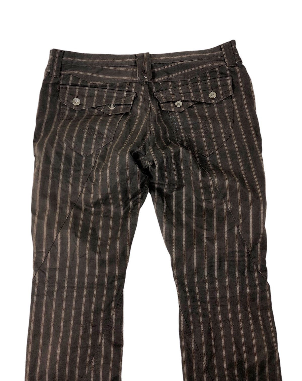 Japanese Brand × semanticdesign Sun Faded Semantic Design Low Rise Stripe Pants Size US 35 - 9 Thumbnail