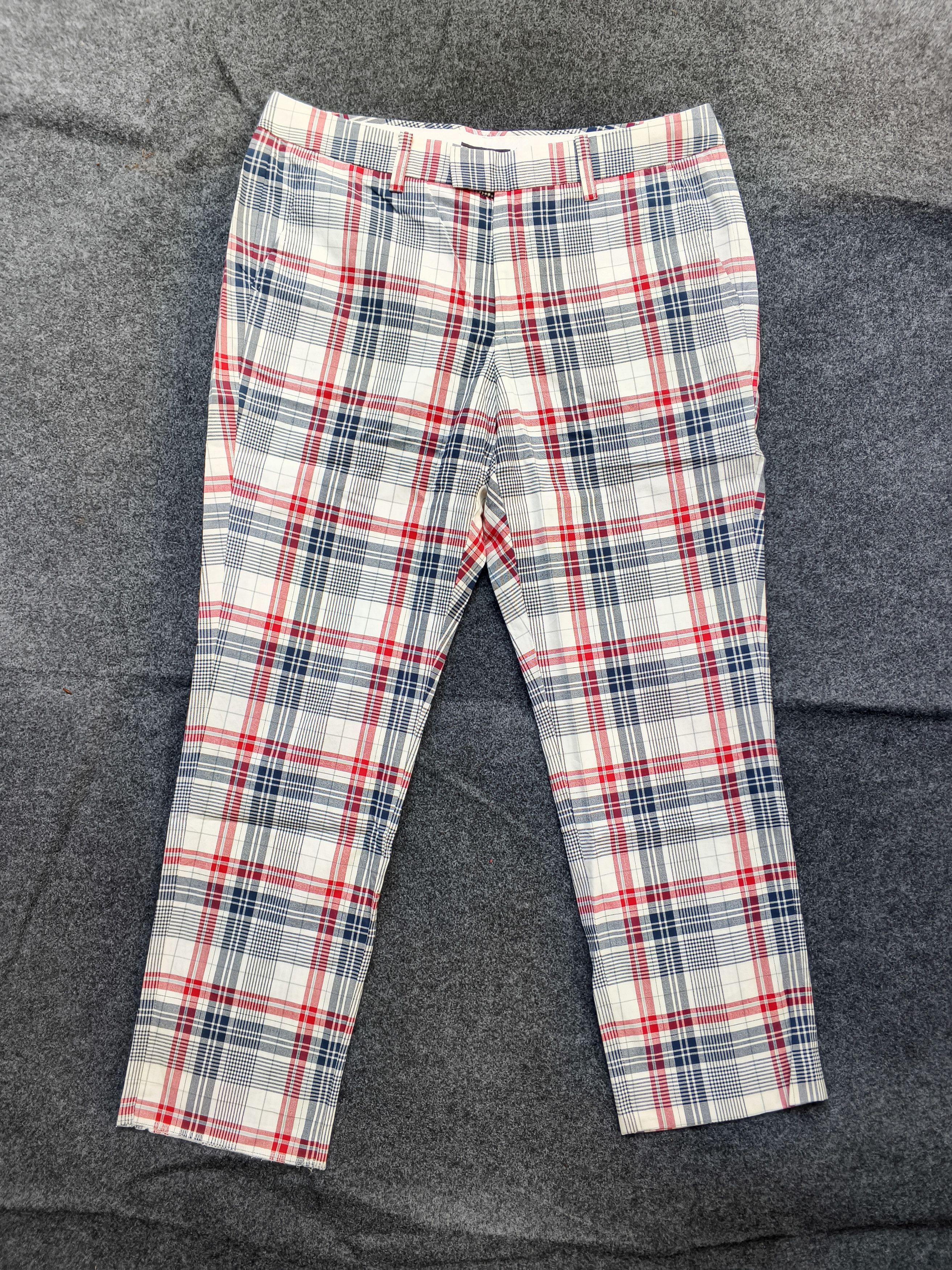 Japanese Brand INED By YOHJI YAMAMOTO PLAID PANT Size US 33 - 1 Thumbnail